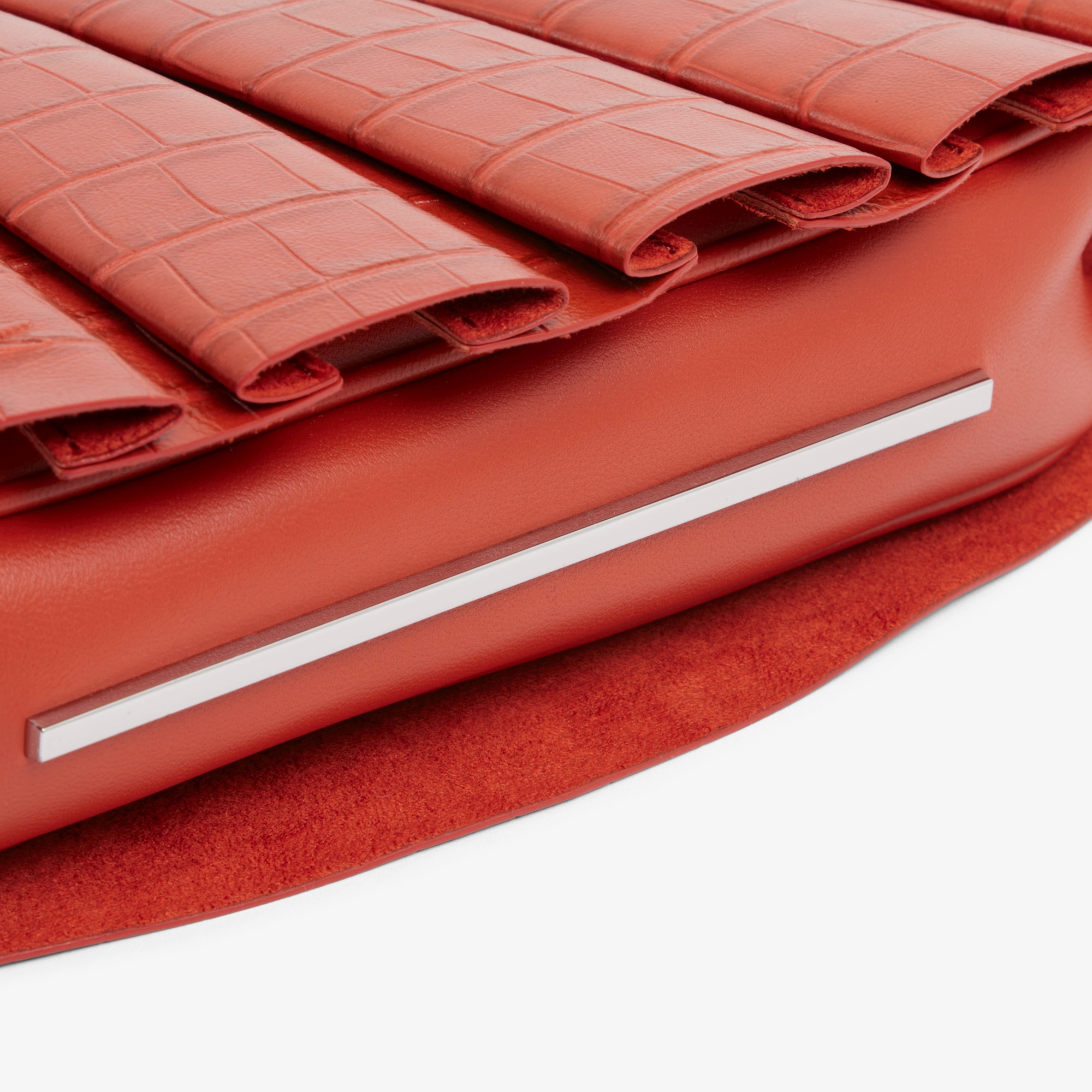 『SS26 Fashion Show』 ミニランラン クロコ型押しレザーバッグ