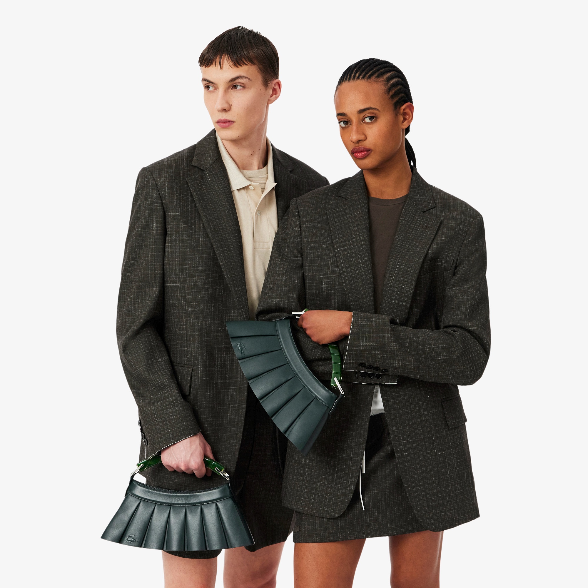 『SS26 Fashion Show』ランラン レザーハンドバッグ