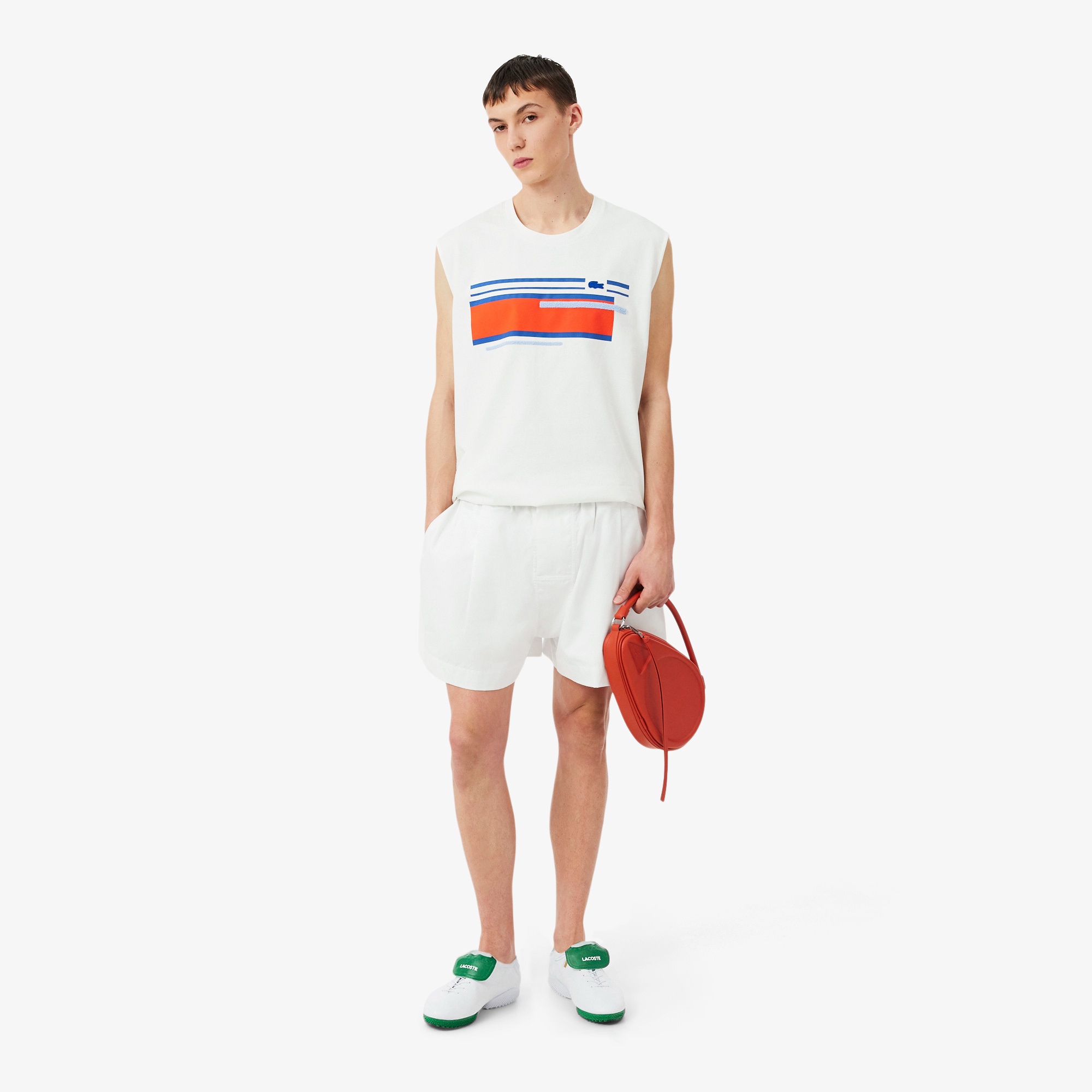 『SS26 Fashion Show』 レザーラケットバッグ