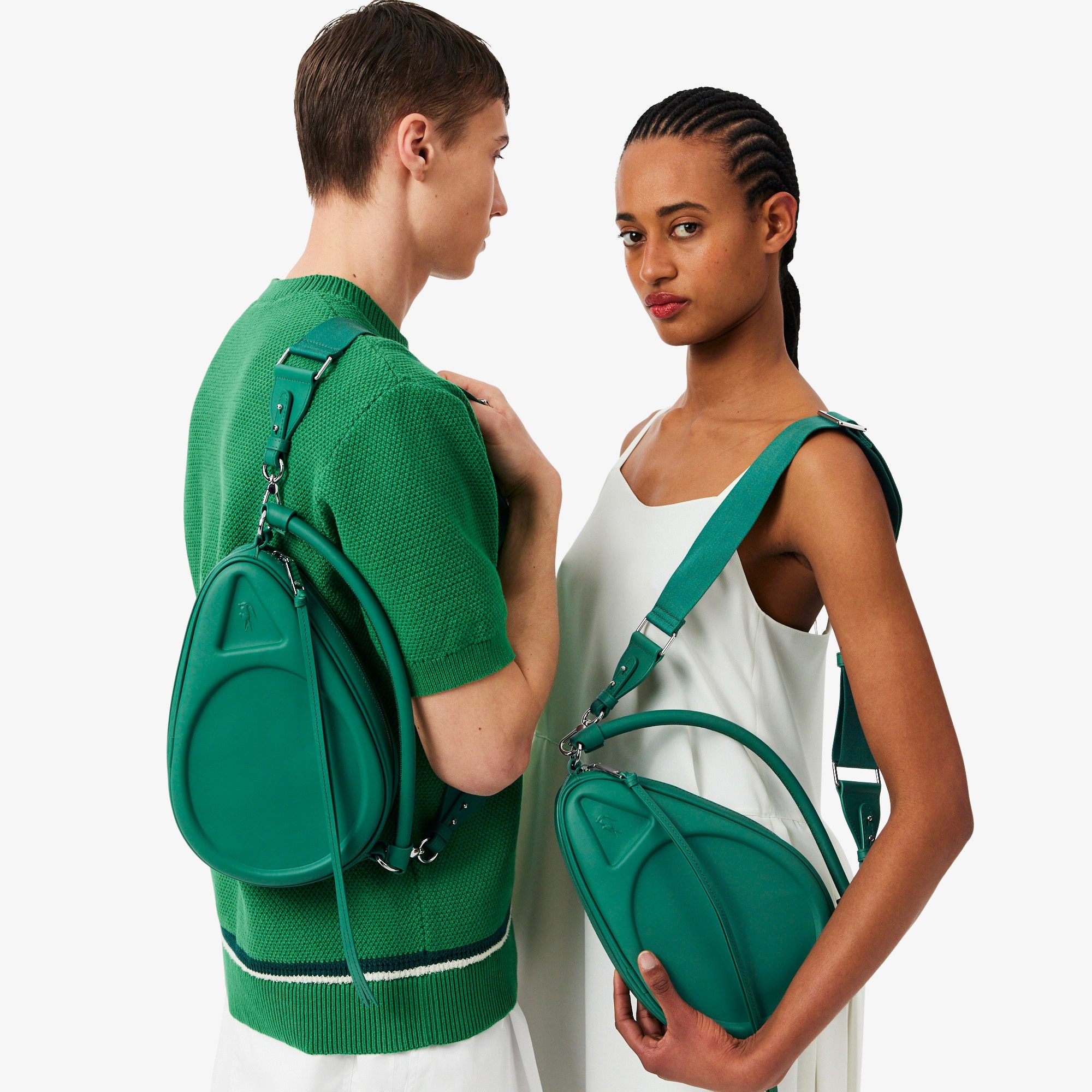 『SS26 Fashion Show』 レザーラケットバッグ