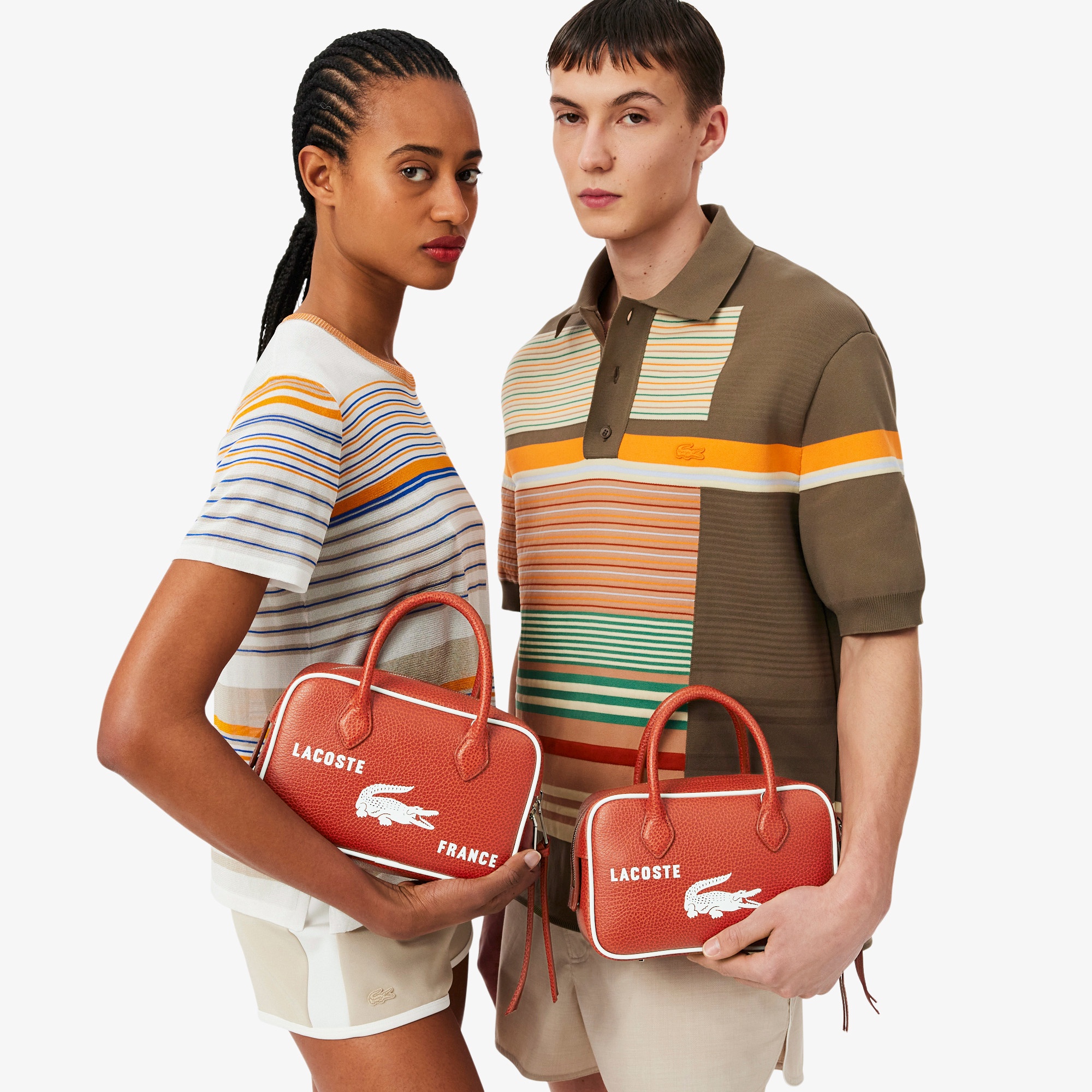 『SS26 Fashion Show』 プリントレザースモールジムバッグ