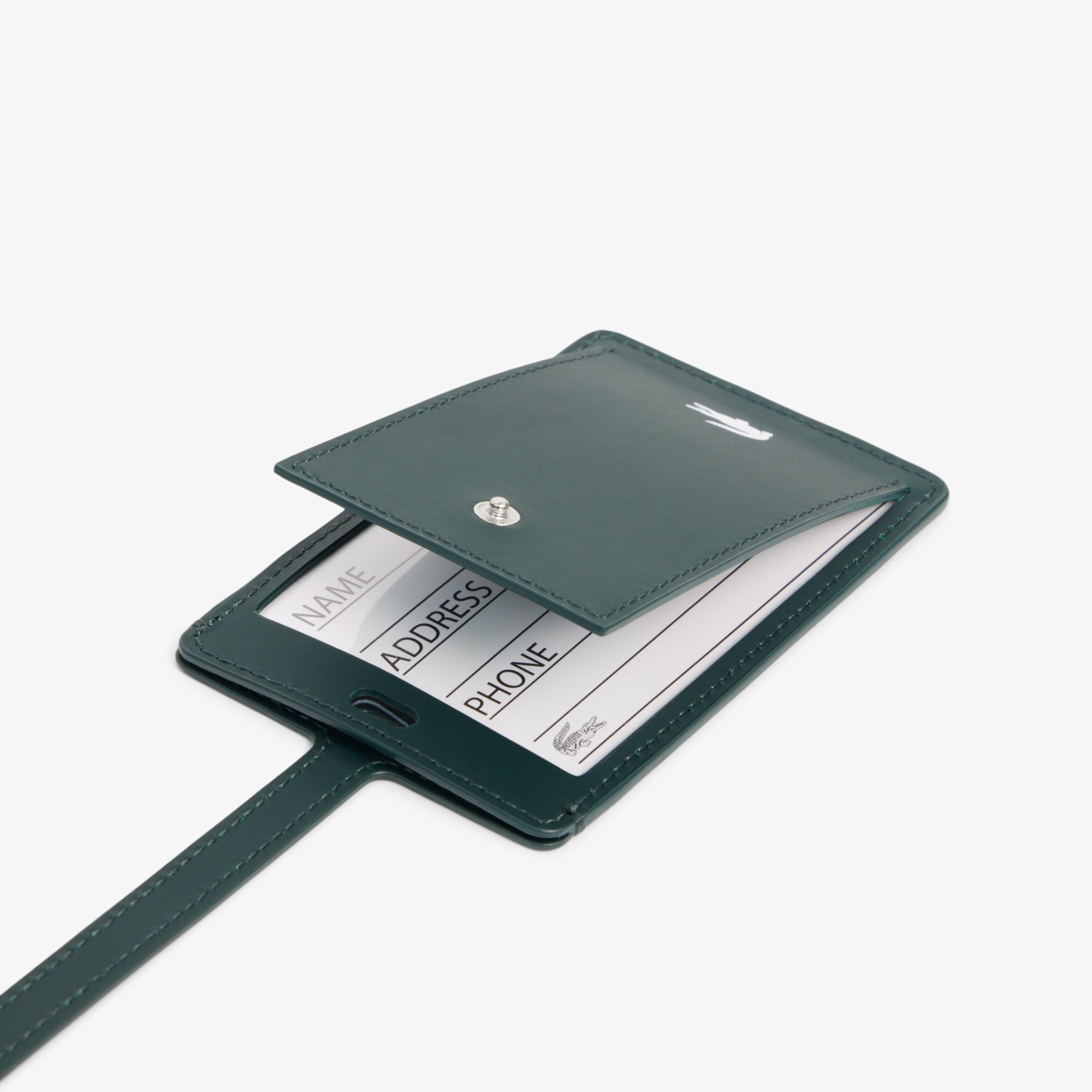 『SS26 Fashion Show』 プリントレザーラゲッジタグ