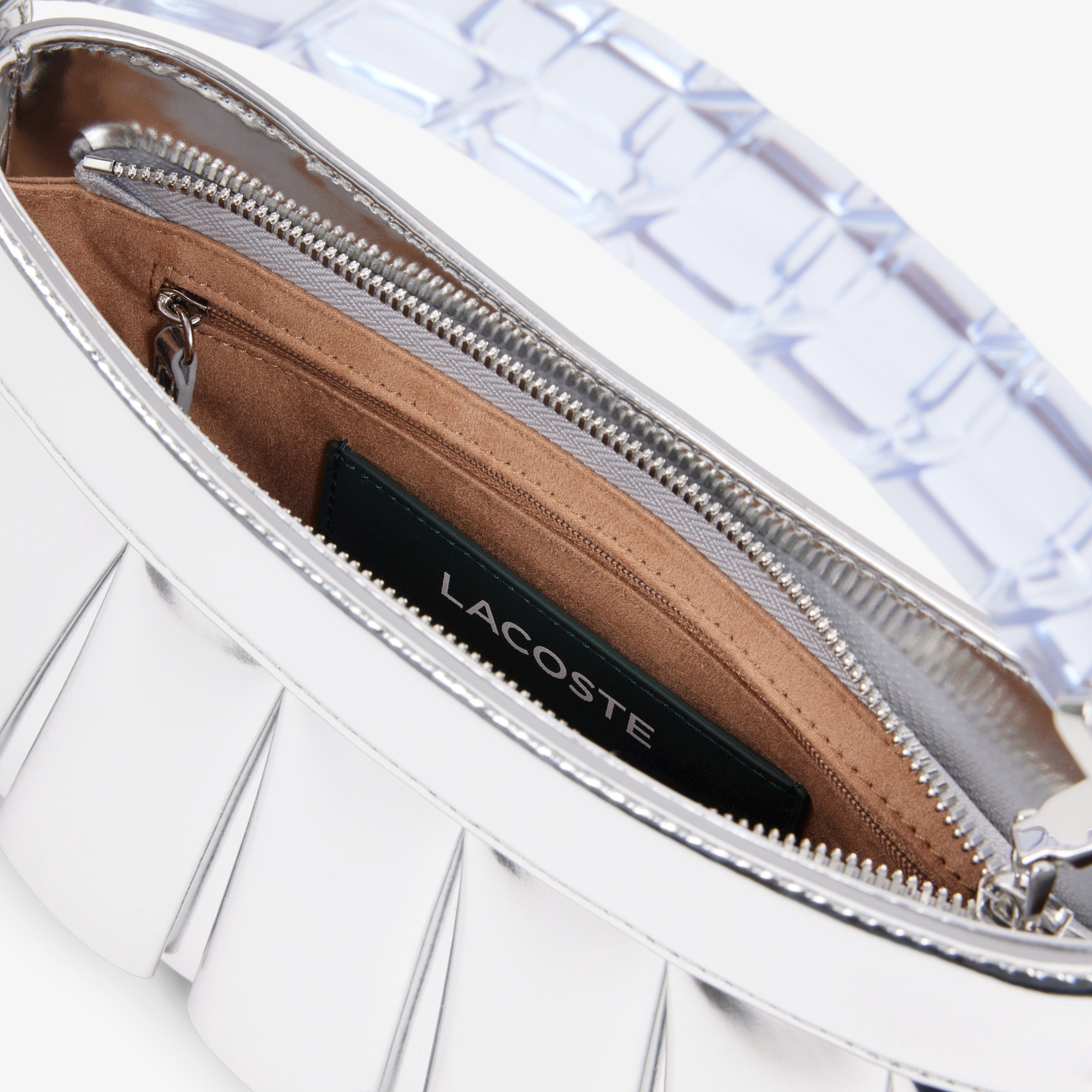 『SS26 Fashion Show』ランラン ミラーレザーハンドバッグ