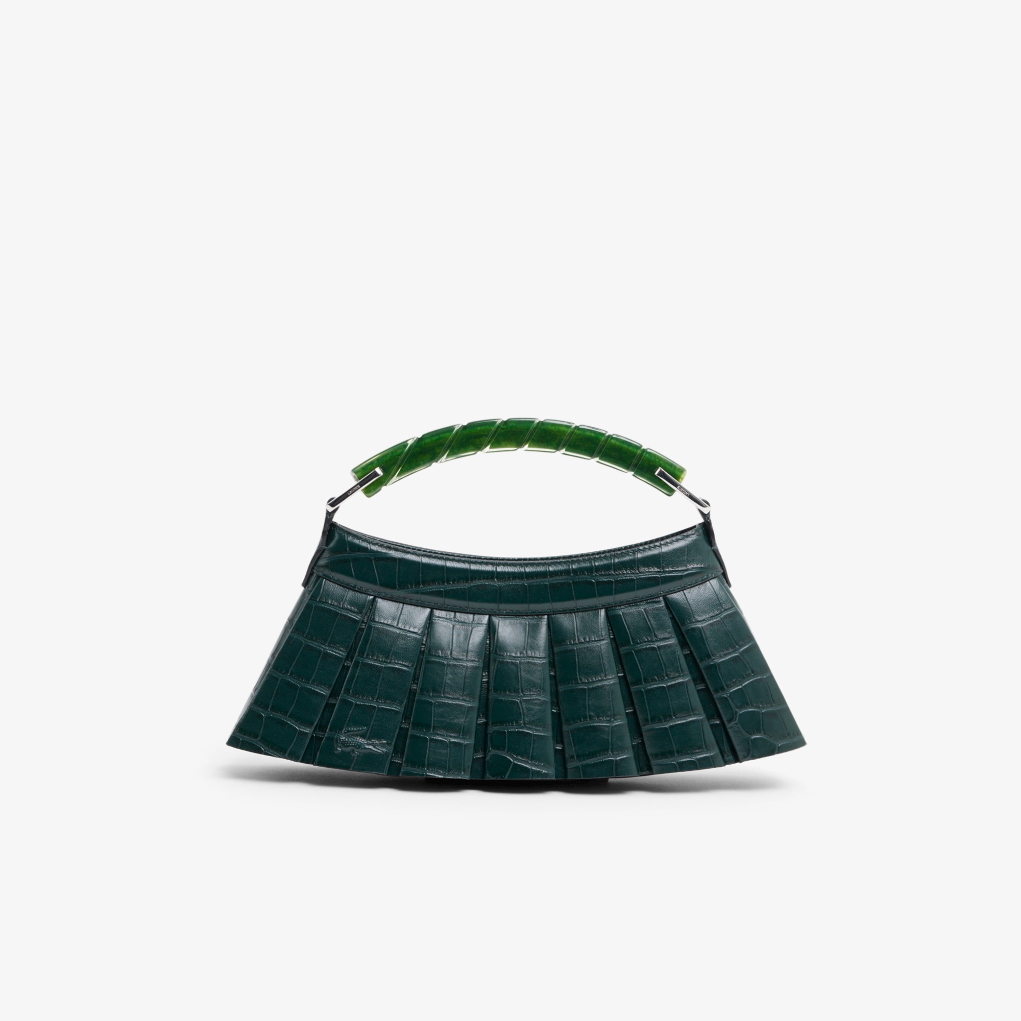 『SS26 Fashion Show』ランラン クロコ型押しレザーハンドバッグ