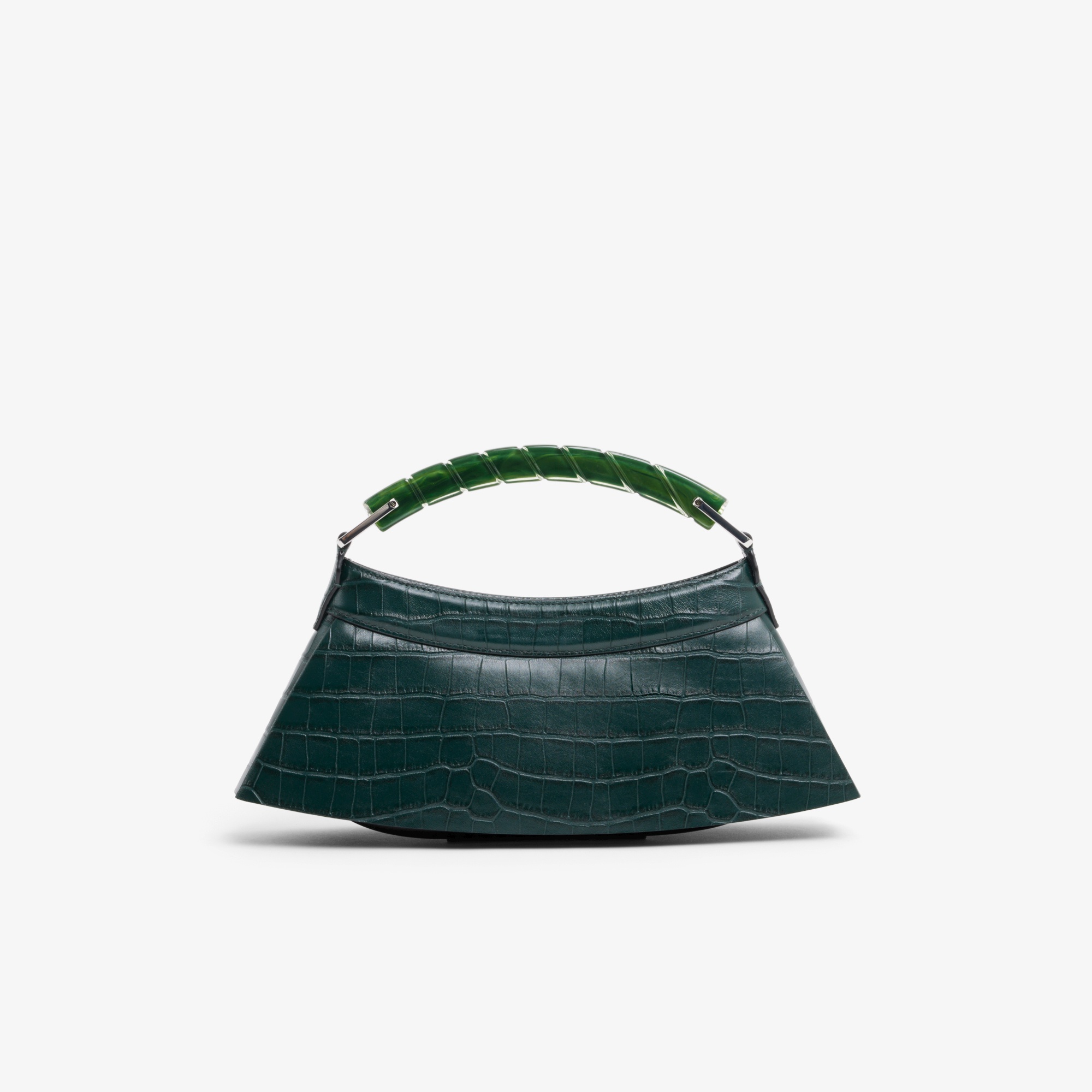 『SS26 Fashion Show』ランラン クロコ型押しレザーハンドバッグ