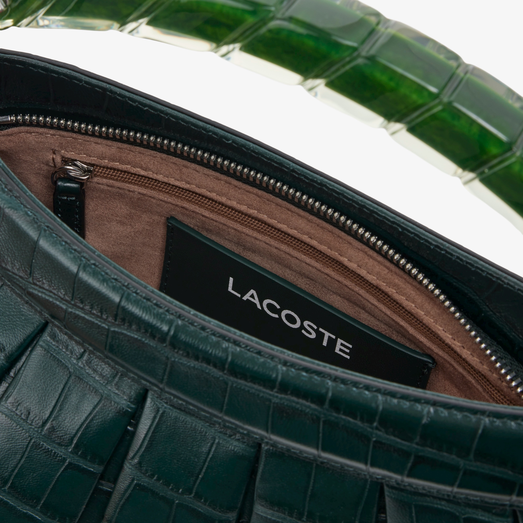 『SS26 Fashion Show』ランラン クロコ型押しレザーハンドバッグ