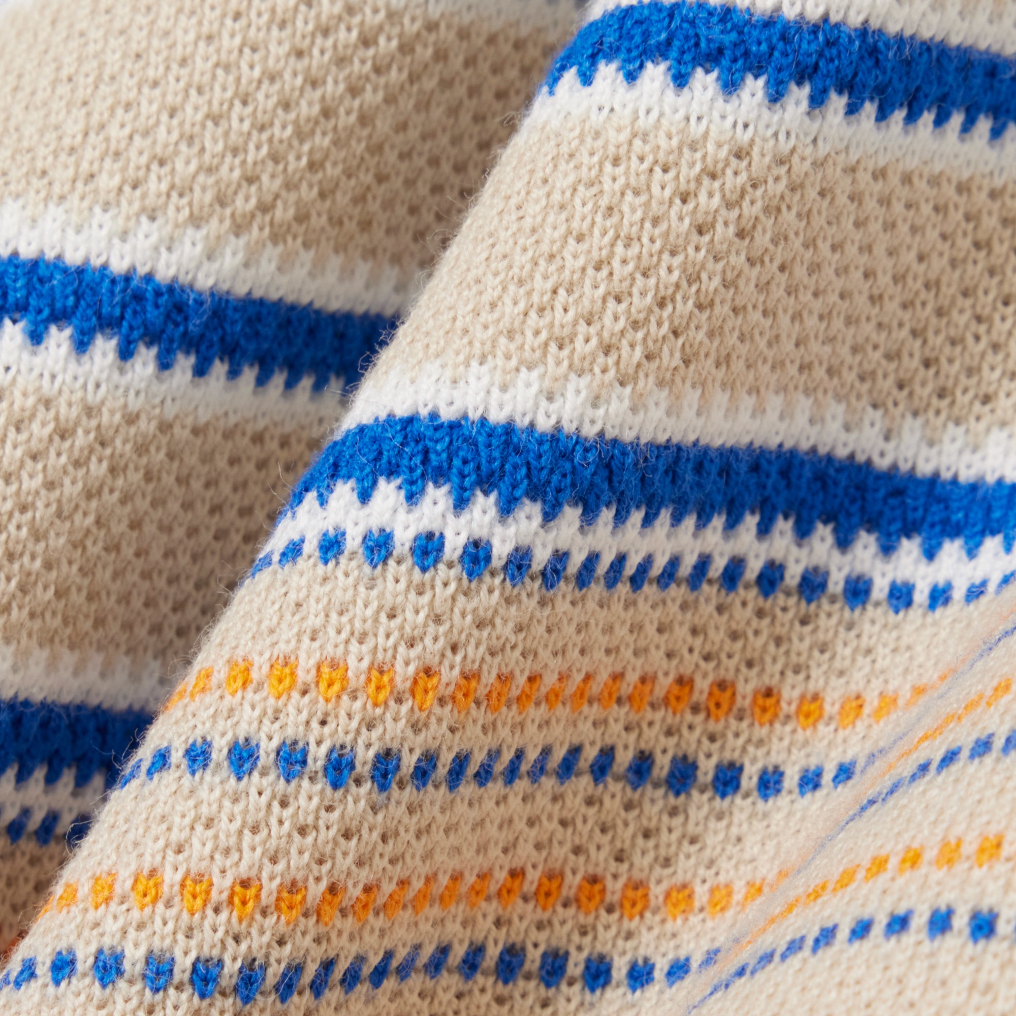 『SS26 Fashion Show』 マルチボーダー鹿の子地ポロシャツ