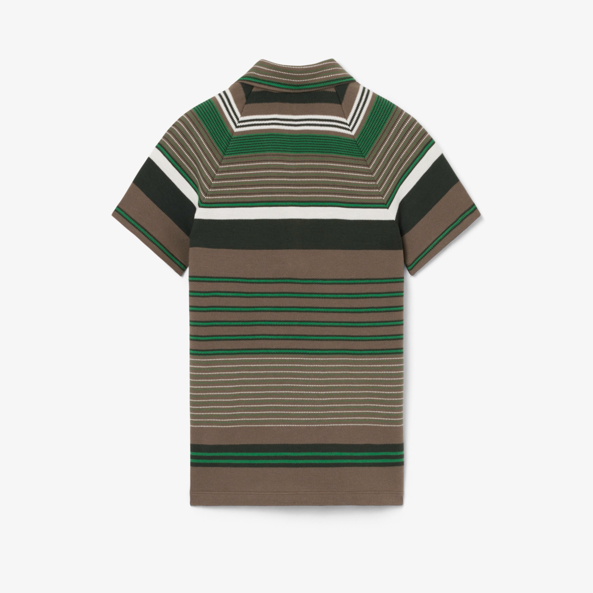 『SS26 Fashion Show』 マルチボーダー鹿の子地ポロシャツ