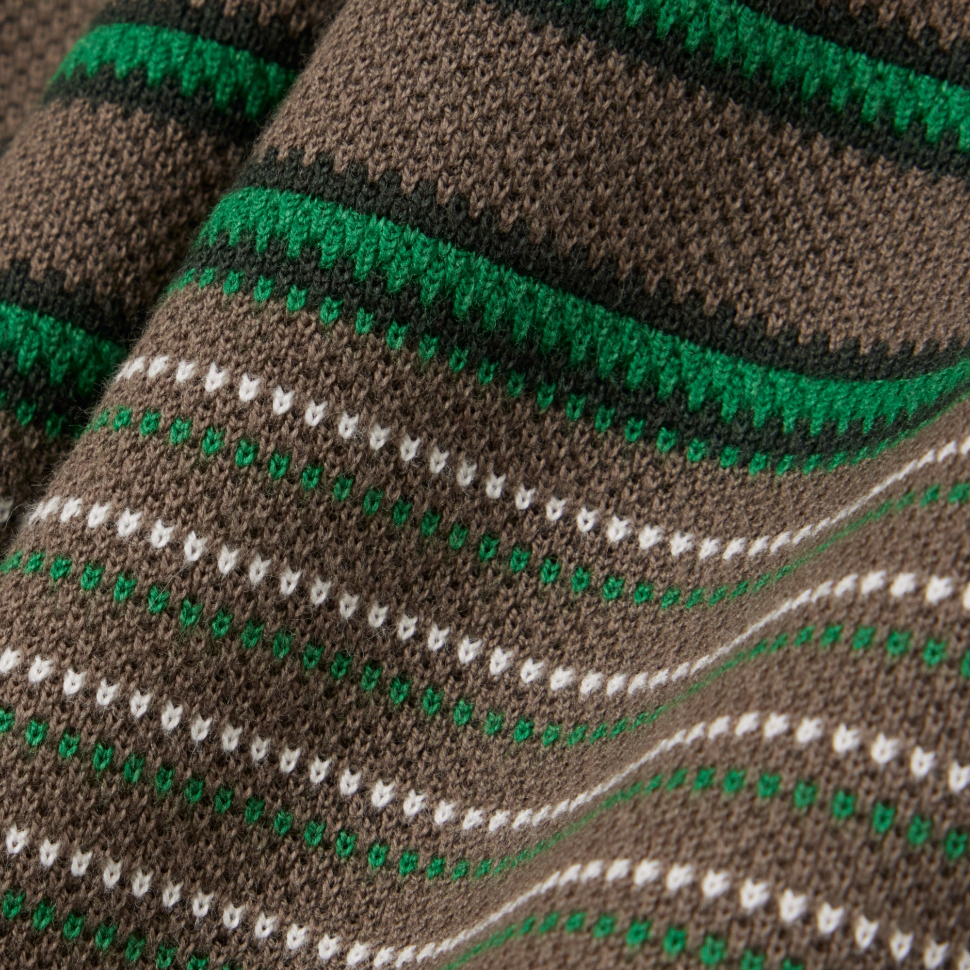 『SS26 Fashion Show』 マルチボーダー鹿の子地ポロシャツ