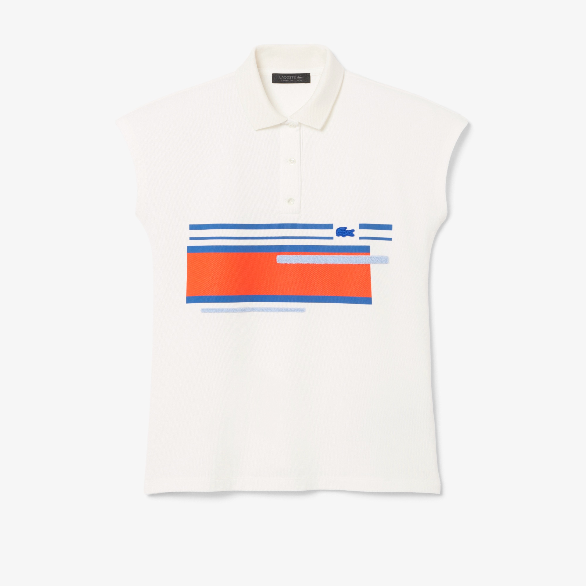 『SS26 Fashion Show』 プチ鹿の子地ボーダーポロシャツ