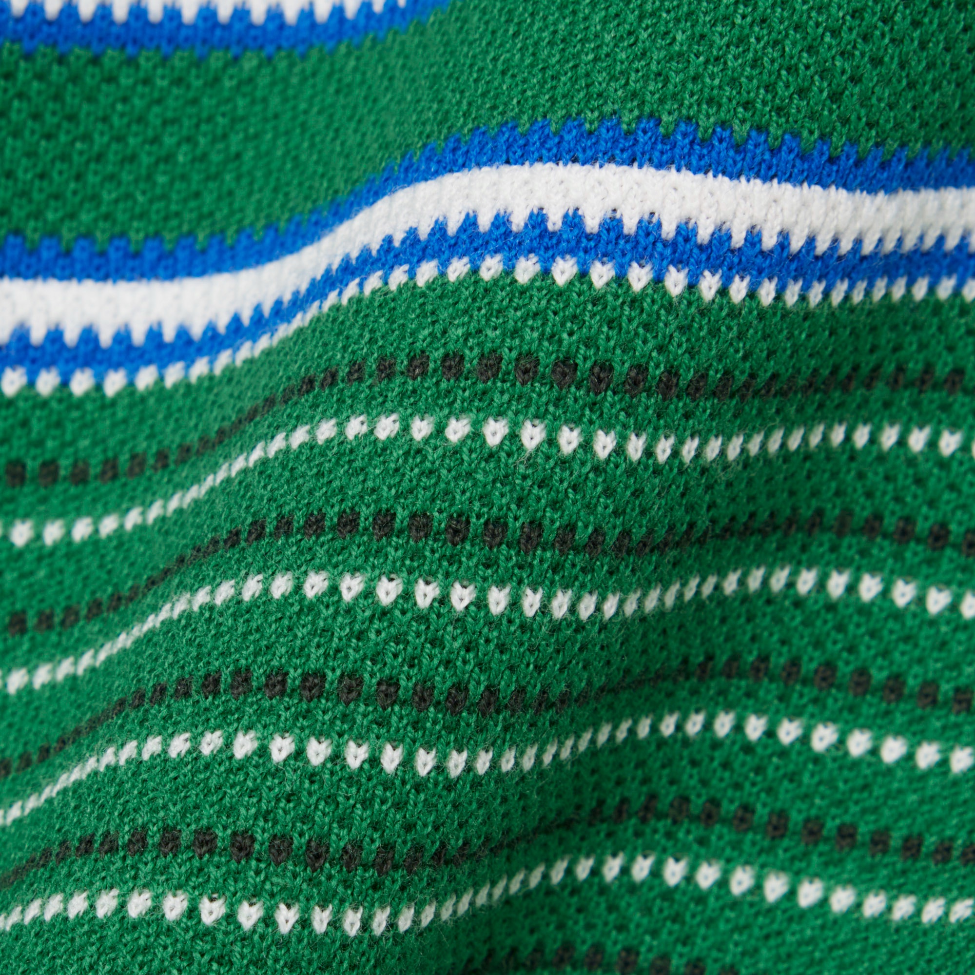 『SS26 Fashion Show』 マルチボーダーVネックポロシャツ