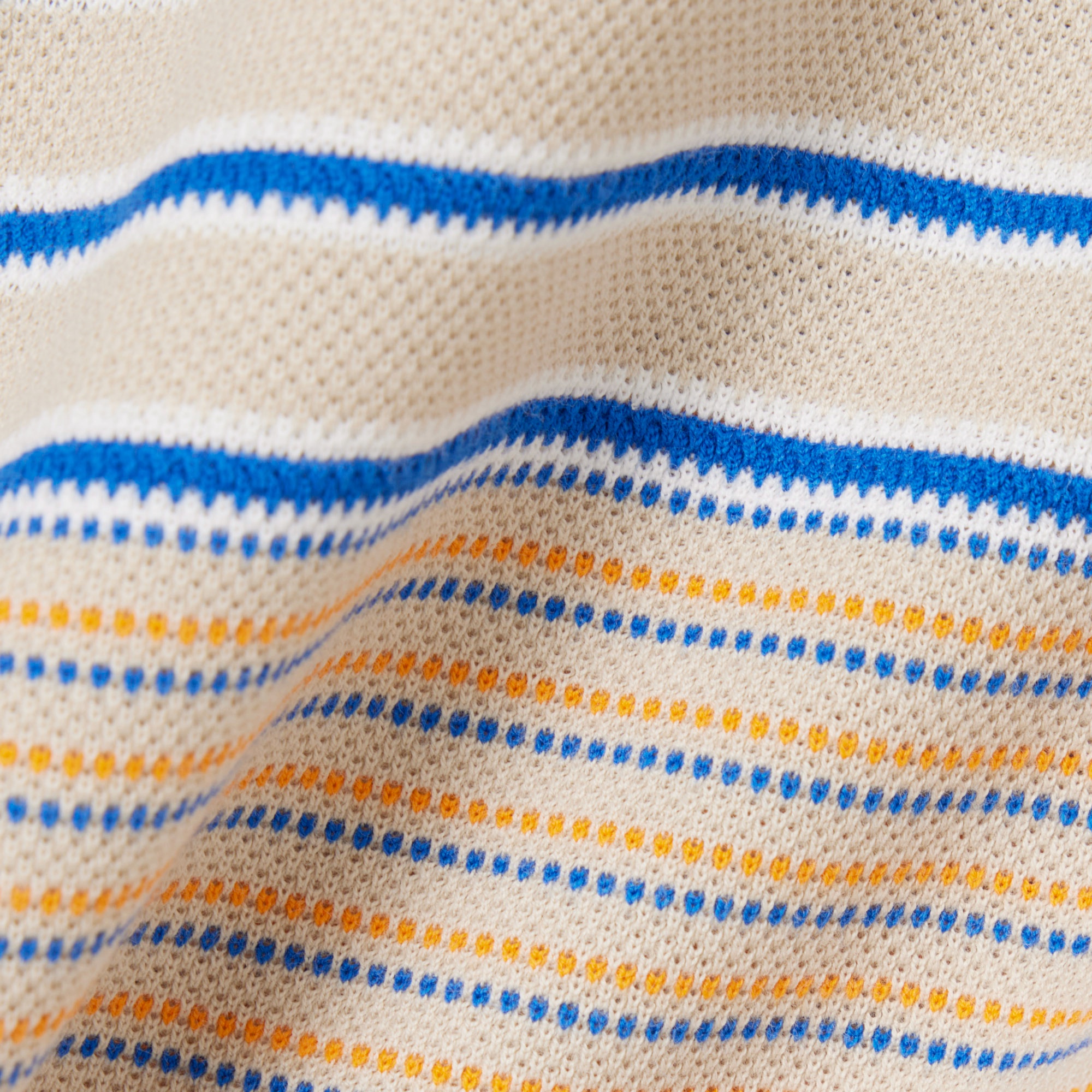 『SS26 Fashion Show』 マルチボーダーVネックポロシャツ