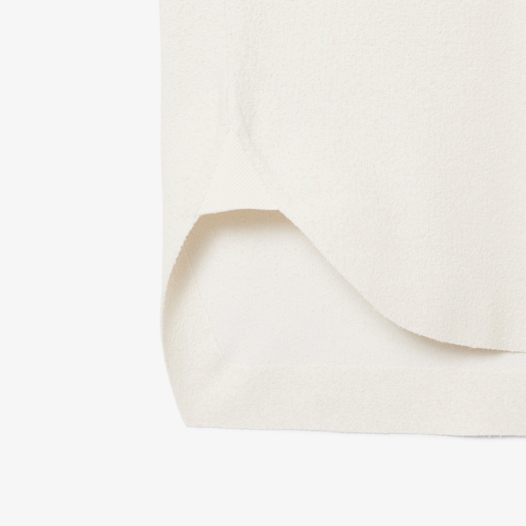 『SS26 Fashion Show』 パイル調ニット オープンカラーポロシャツ