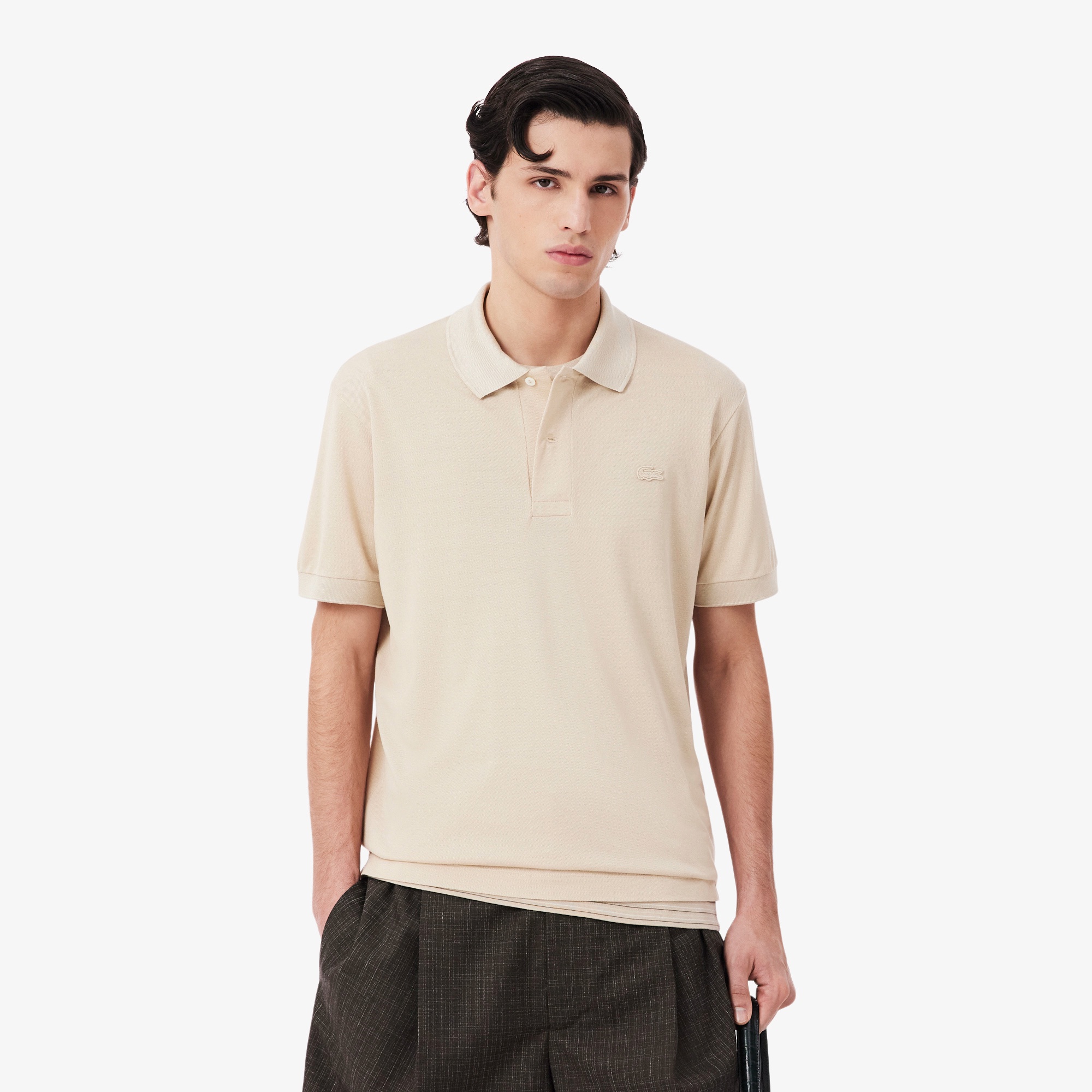 『SS26 Fashion Show』 シルク鹿の子ポロシャツ