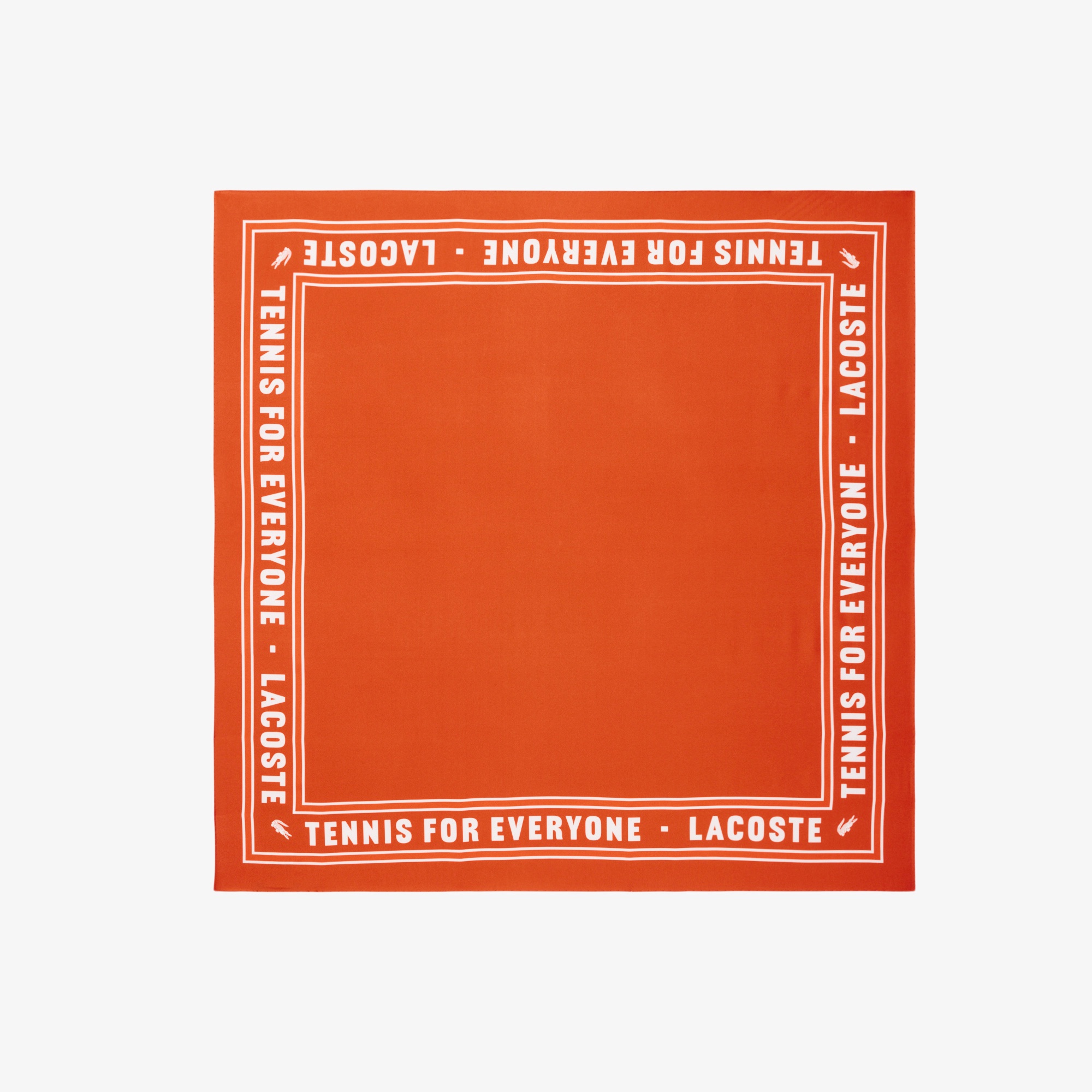 『SS26 Fashion Show』 テニスグラフィックシルクスカーフ