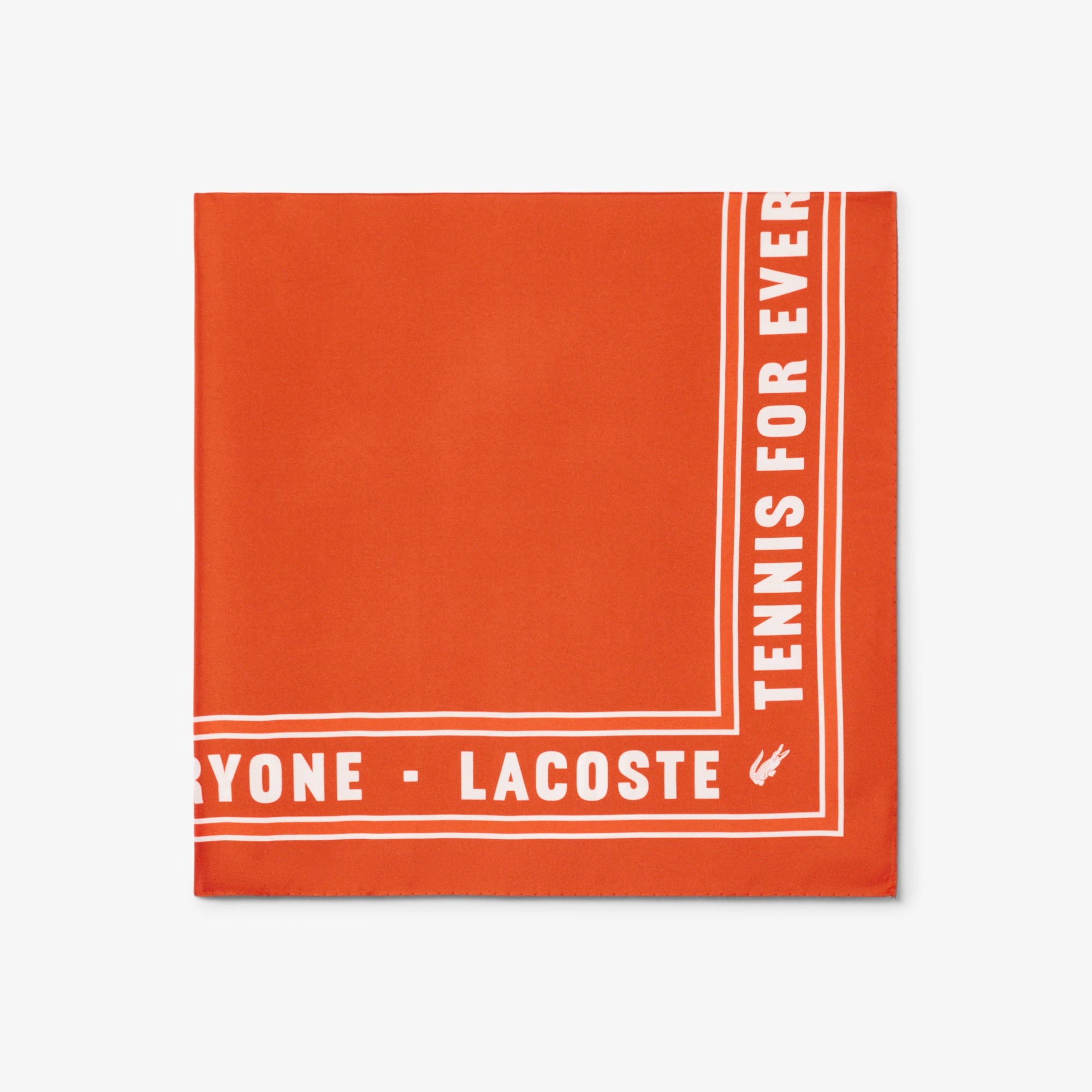 『SS26 Fashion Show』 テニスグラフィックシルクスカーフ