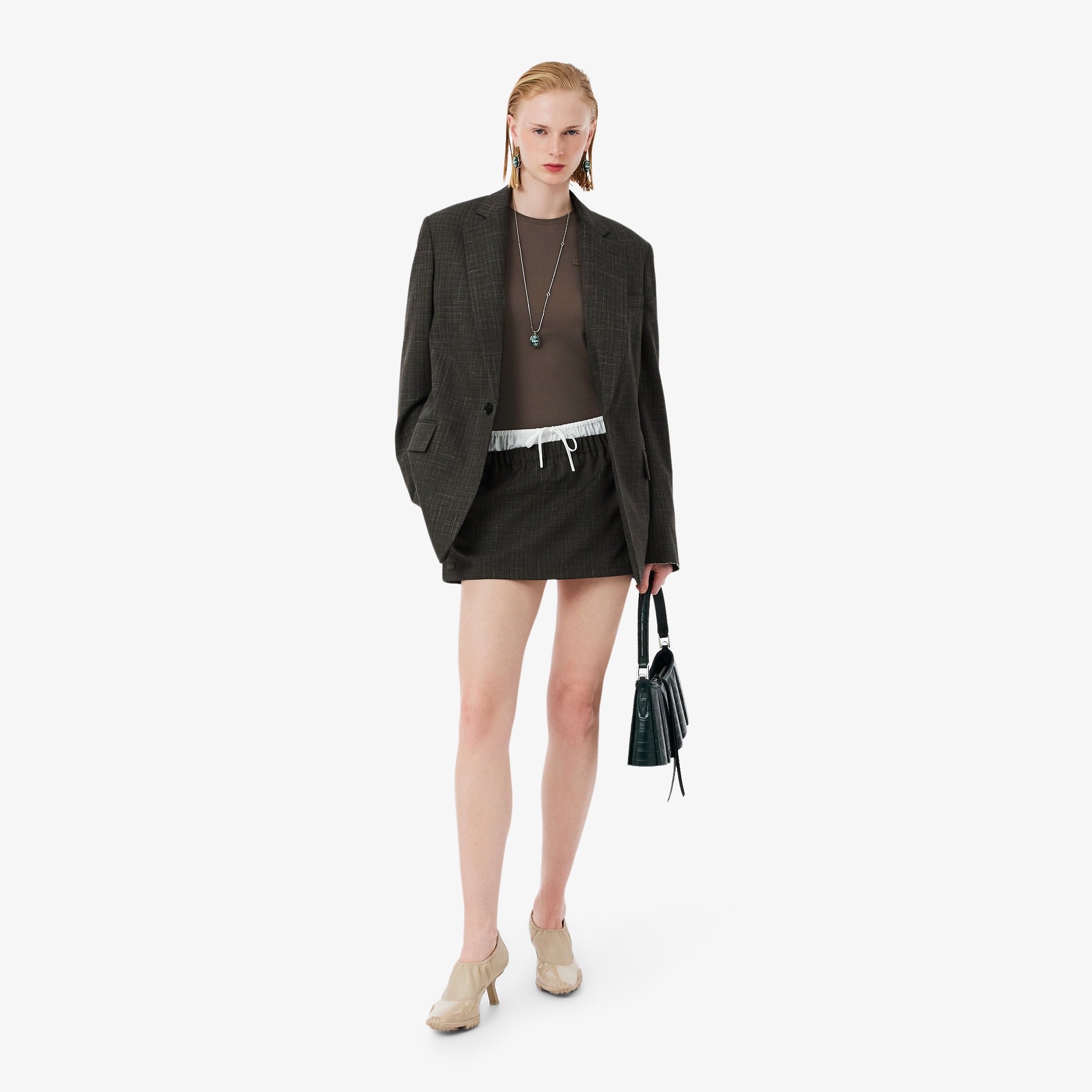 『SS26 Fashion Show』 シルク鹿の子Tシャツ