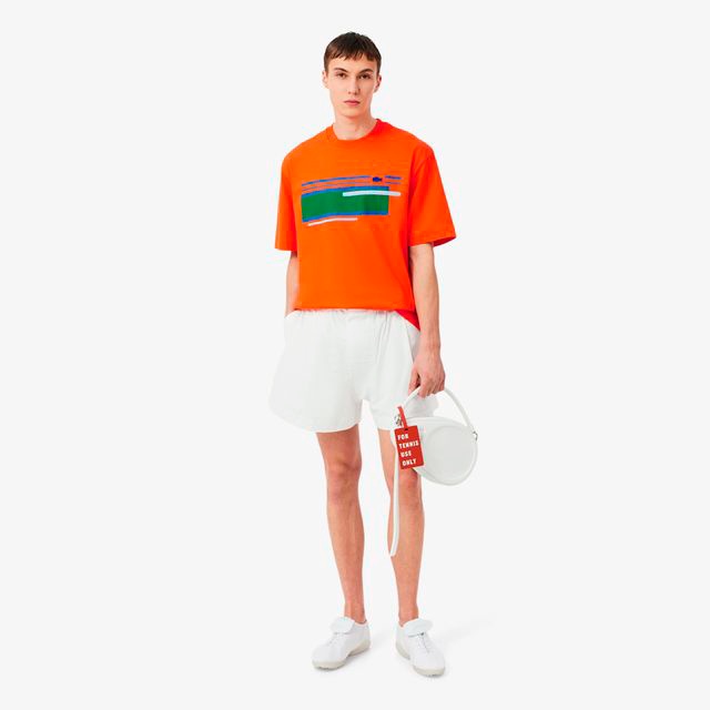 『SS26 Fashion Show』 テクスチャーボーダージャージTシャツ