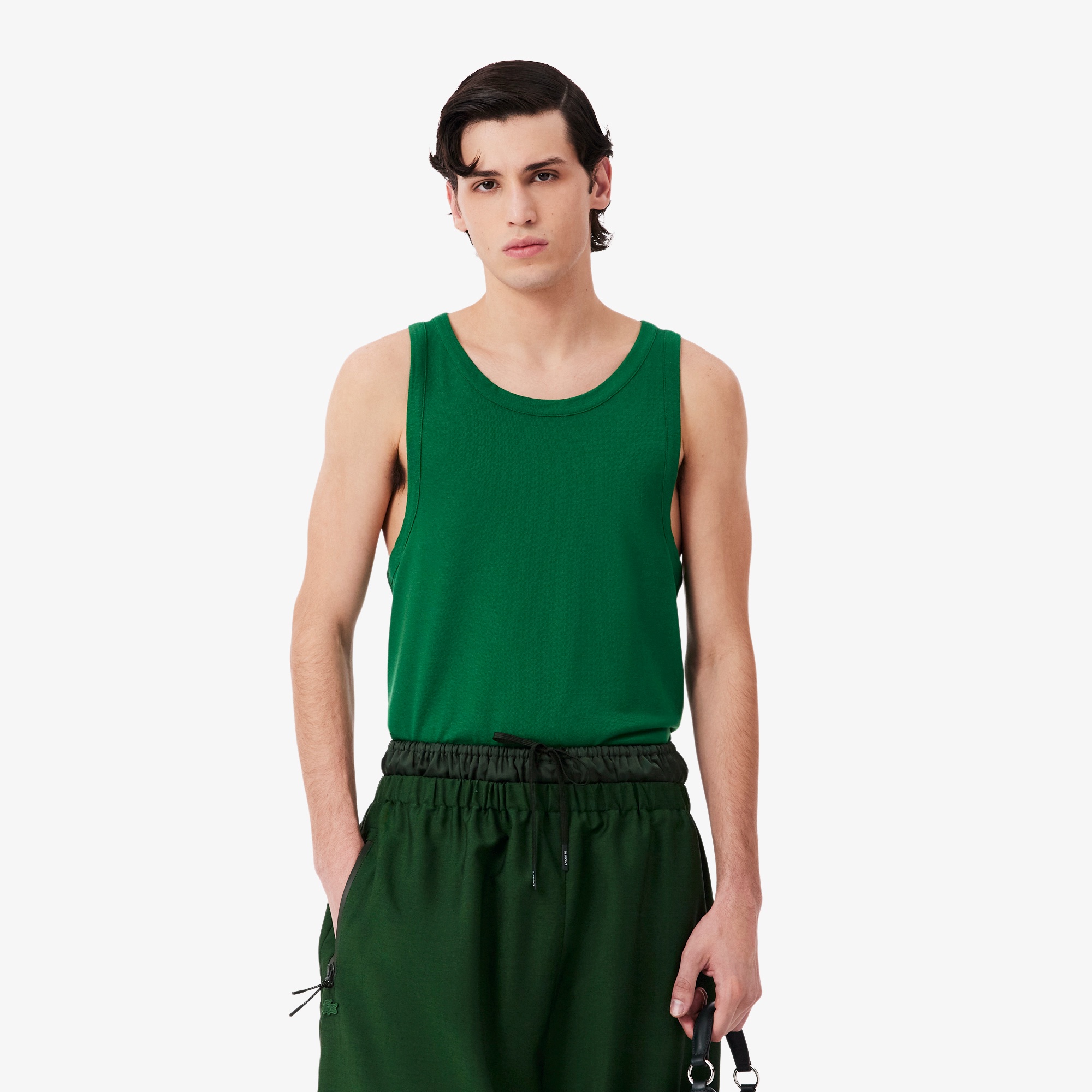 『SS26 Fashion Show』 シルク鹿の子地タンクトップ