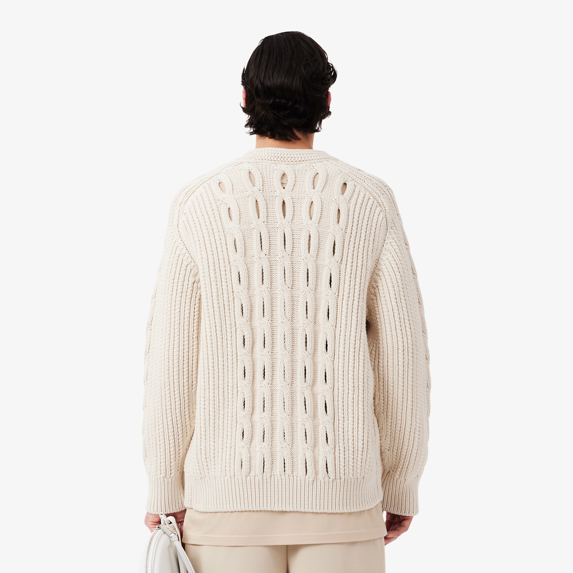 『SS26 Fashion Show』 レースケーブルニットカーディガン