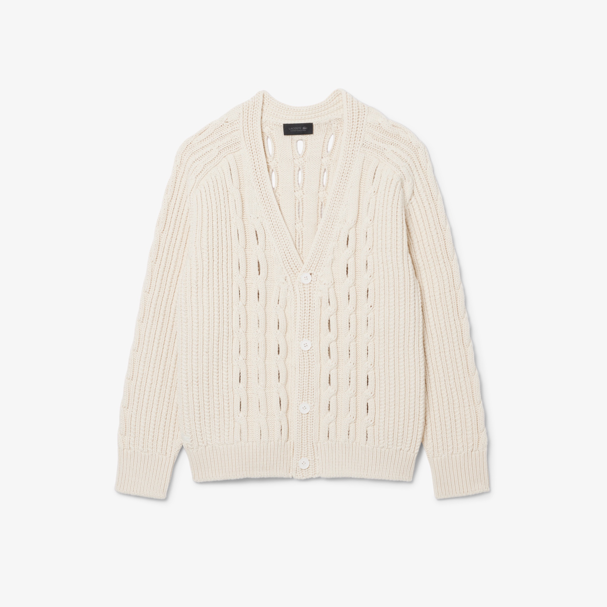 『SS26 Fashion Show』 レースケーブルニットカーディガン