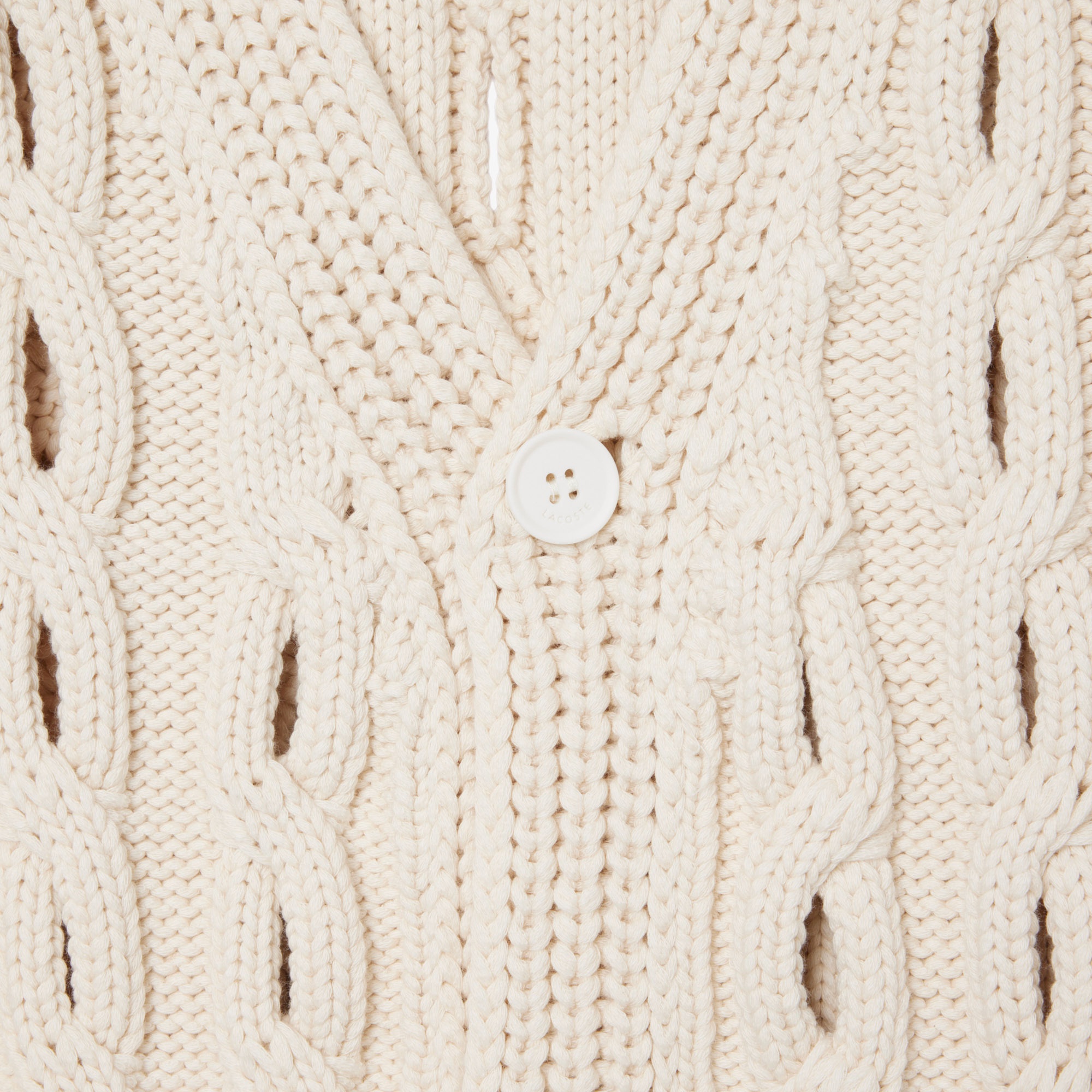 『SS26 Fashion Show』 レースケーブルニットカーディガン