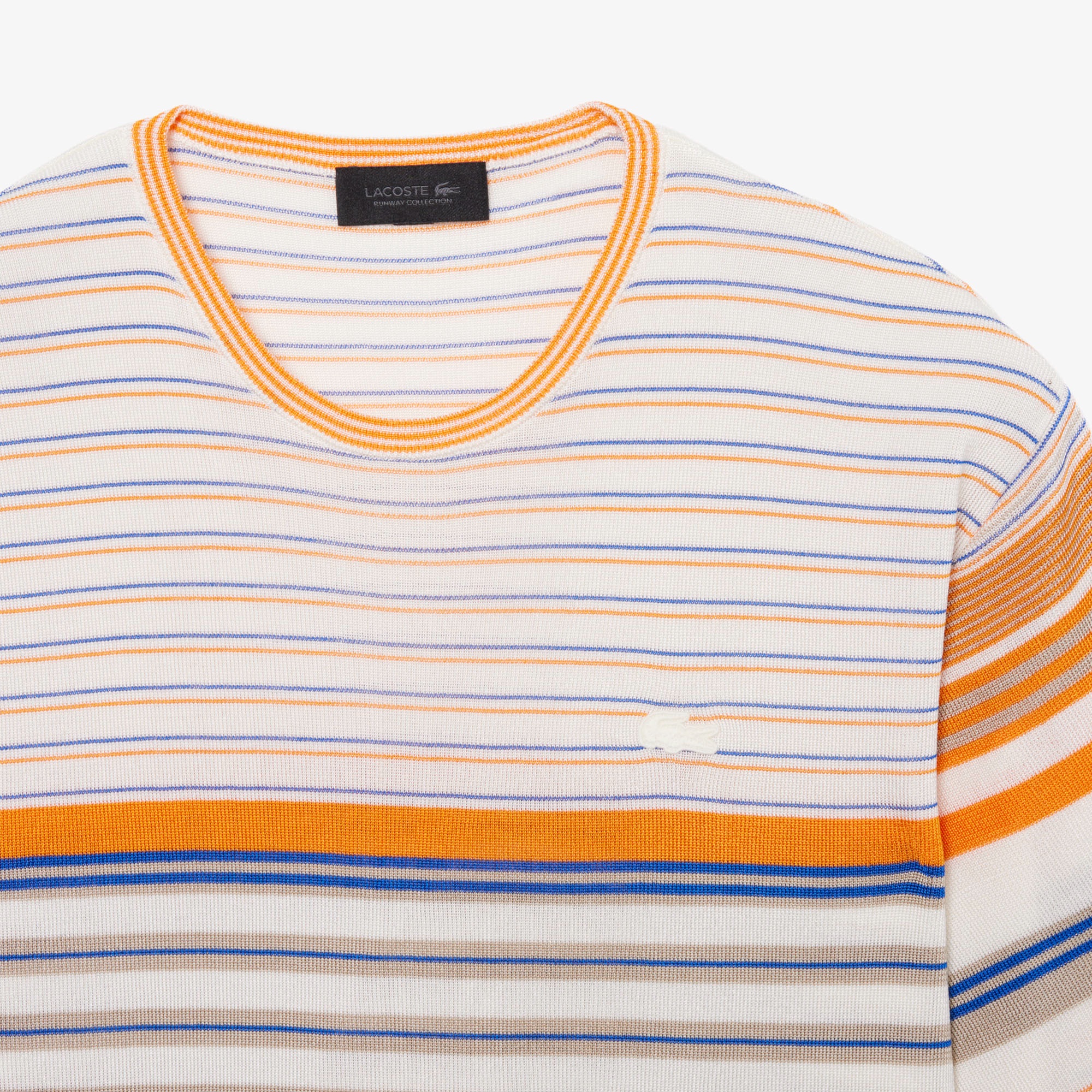 『SS26 Fashion Show』 マルチボーダーレーヨンジャージTシャツ