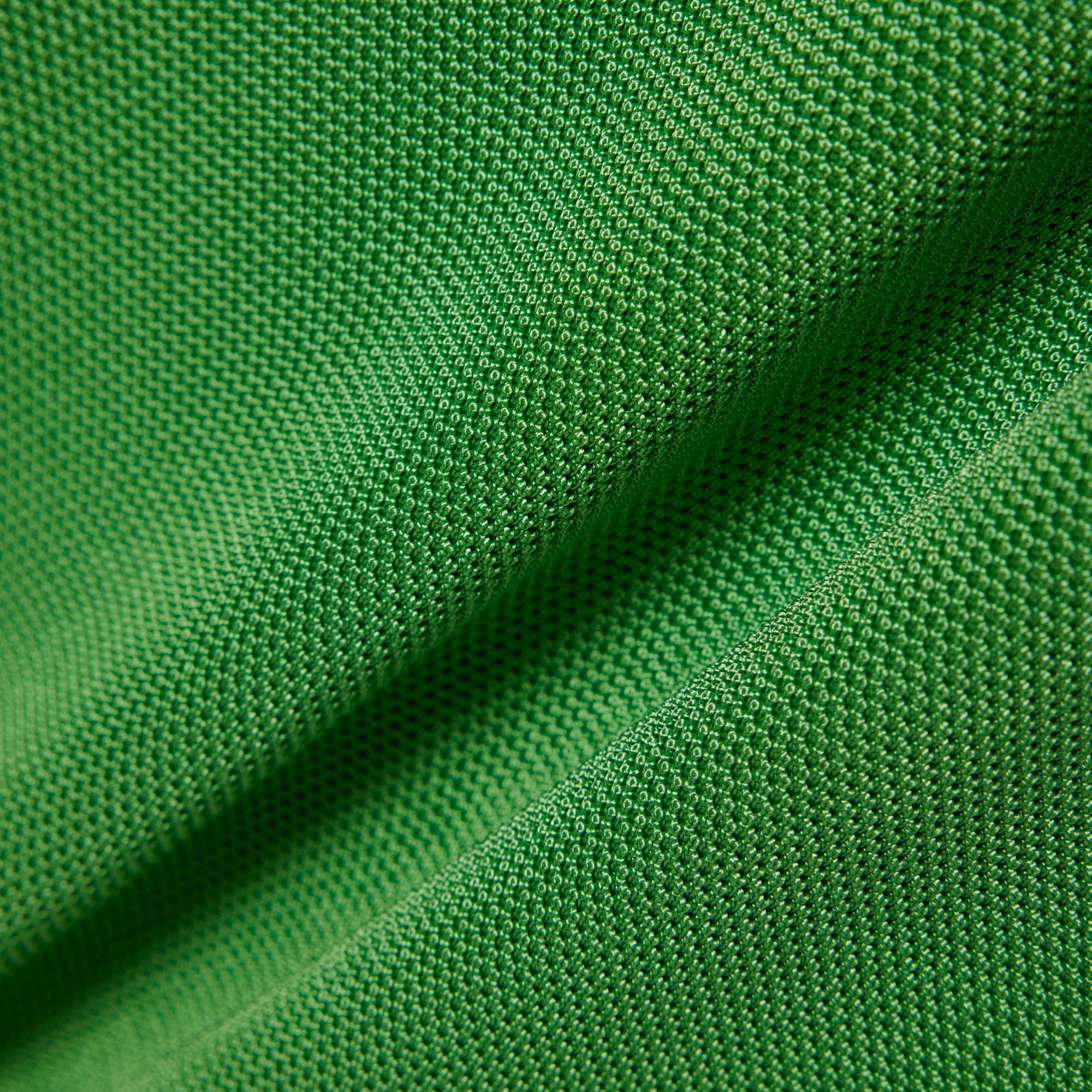 サテンタッチ鹿の子地ポロドレス