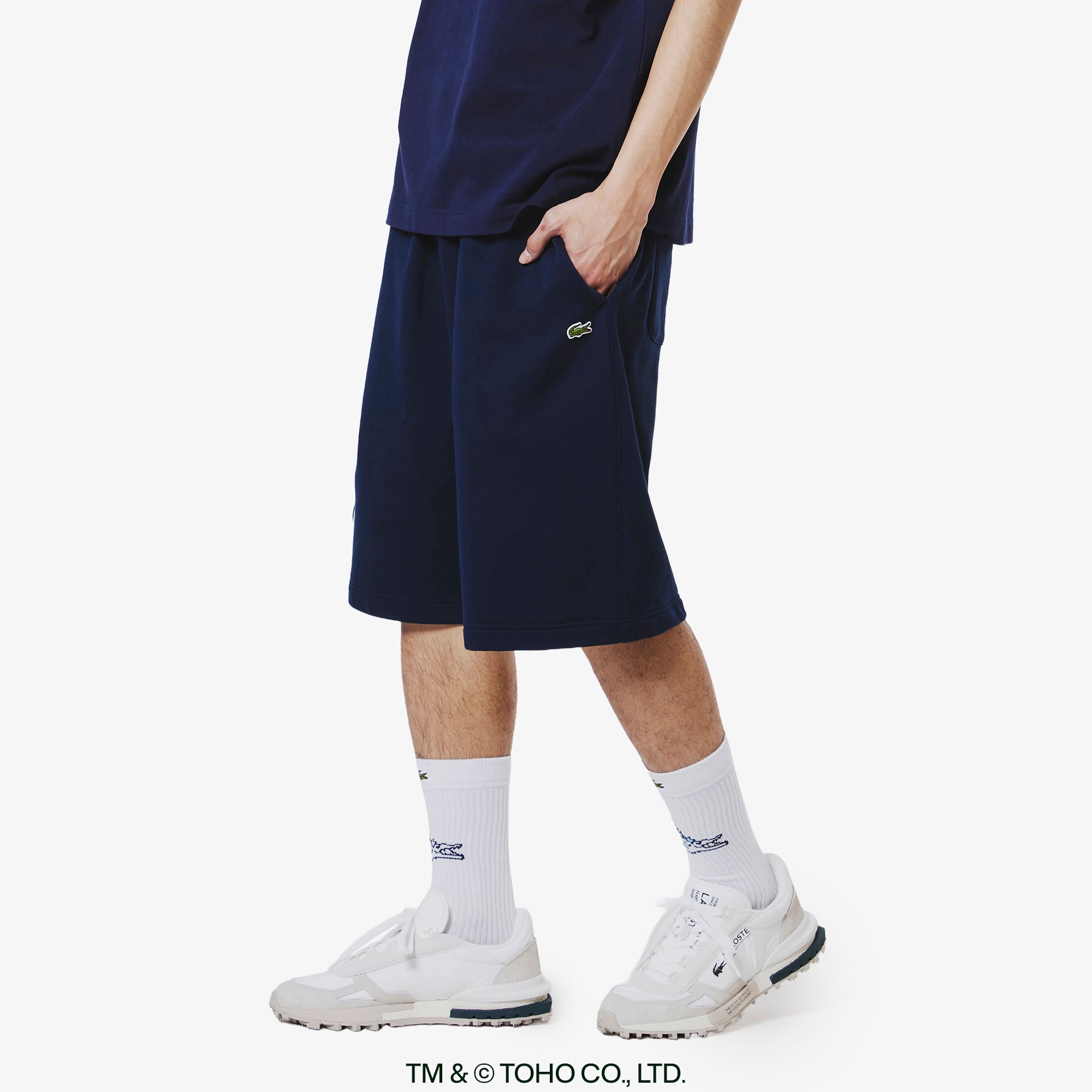 『LACOSTE＋GODZILLA 2.0』 ゴジラ＋ラコステ スウェットショーツ