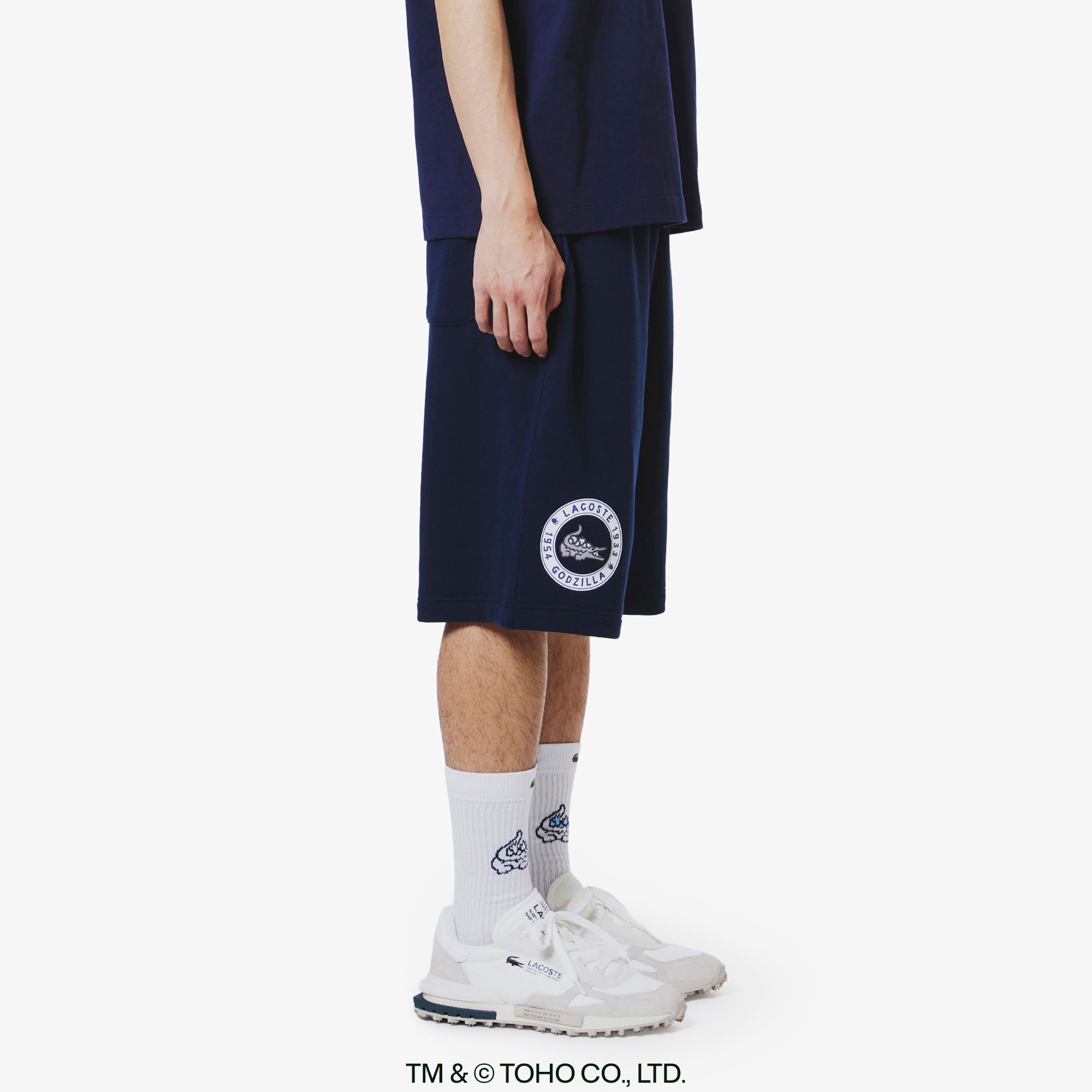 『LACOSTE＋GODZILLA 2.0』 ゴジラ＋ラコステ スウェットショーツ
