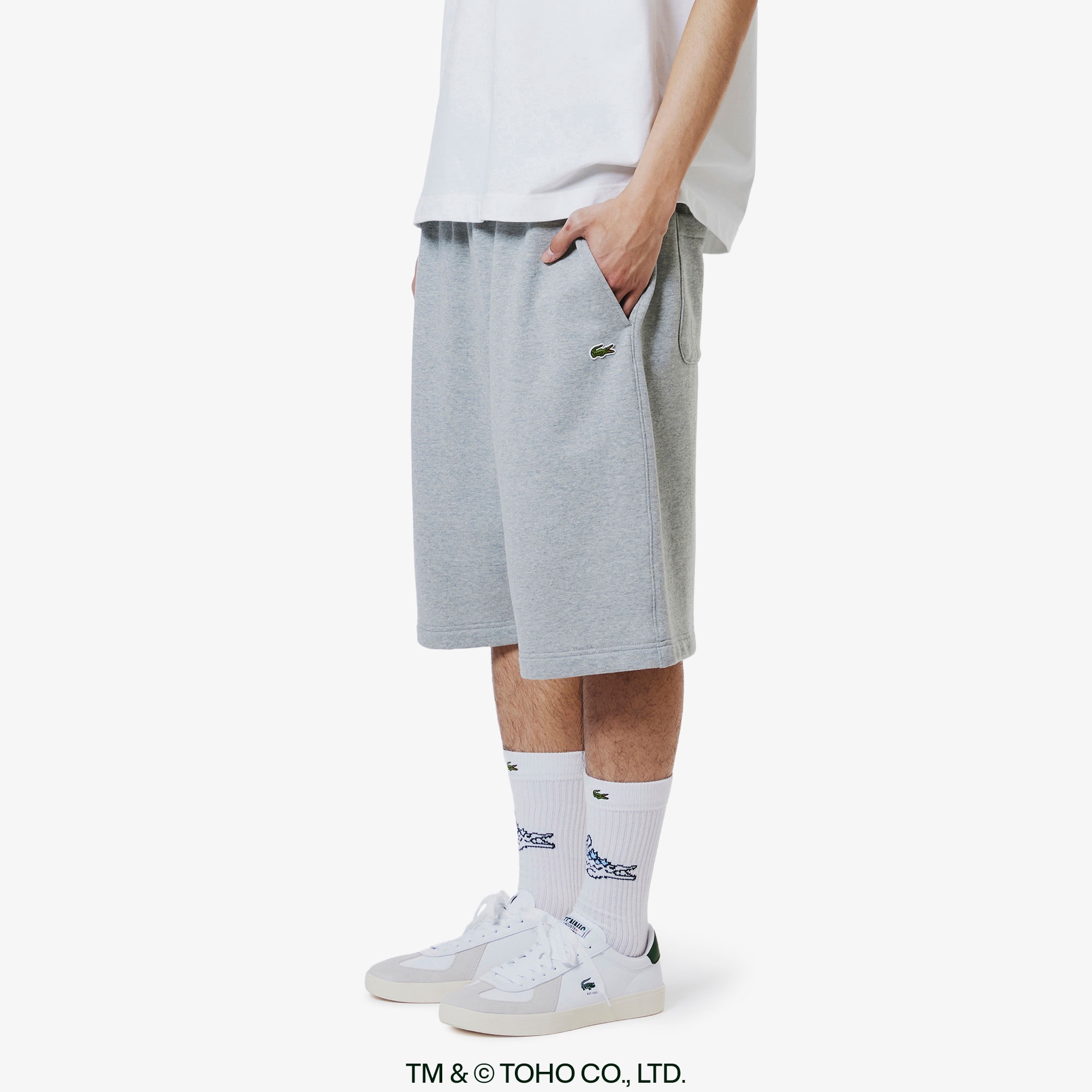 『LACOSTE＋GODZILLA 2.0』 ゴジラ＋ラコステ スウェットショーツ