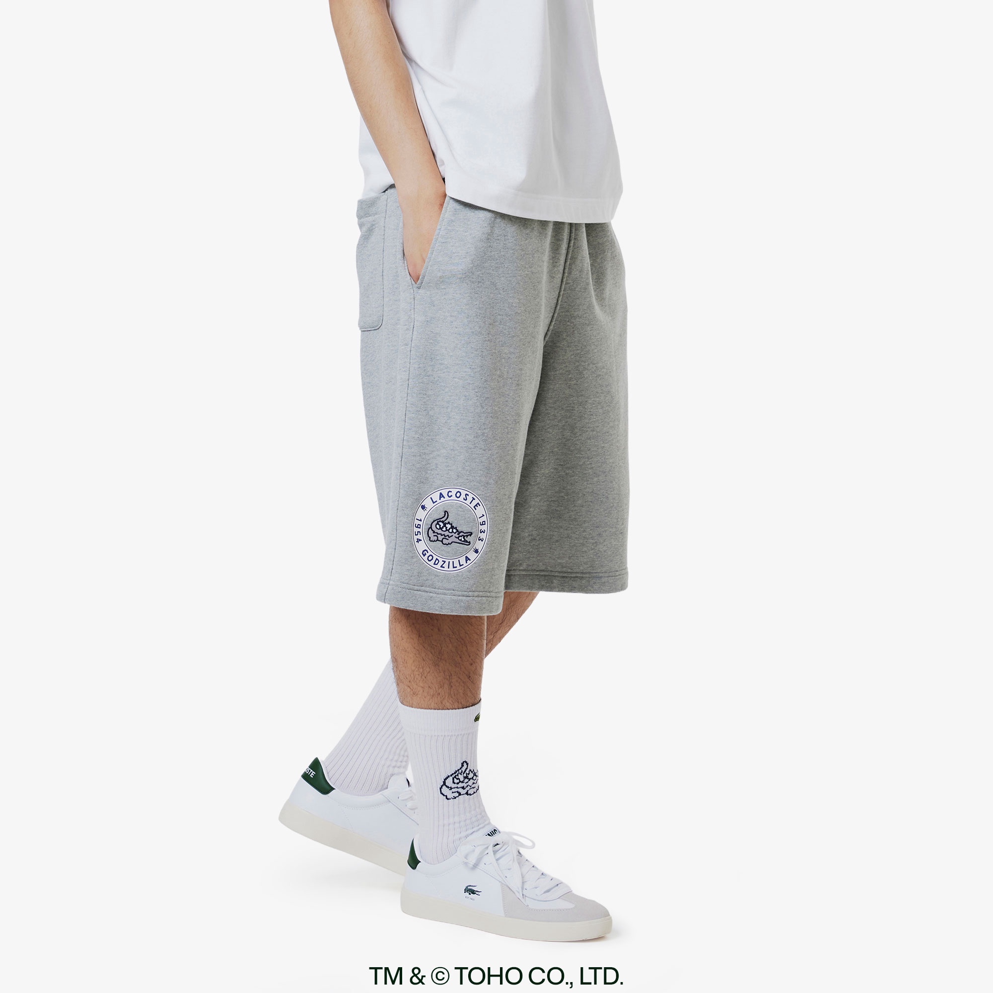 『LACOSTE＋GODZILLA 2.0』 ゴジラ＋ラコステ スウェットショーツ