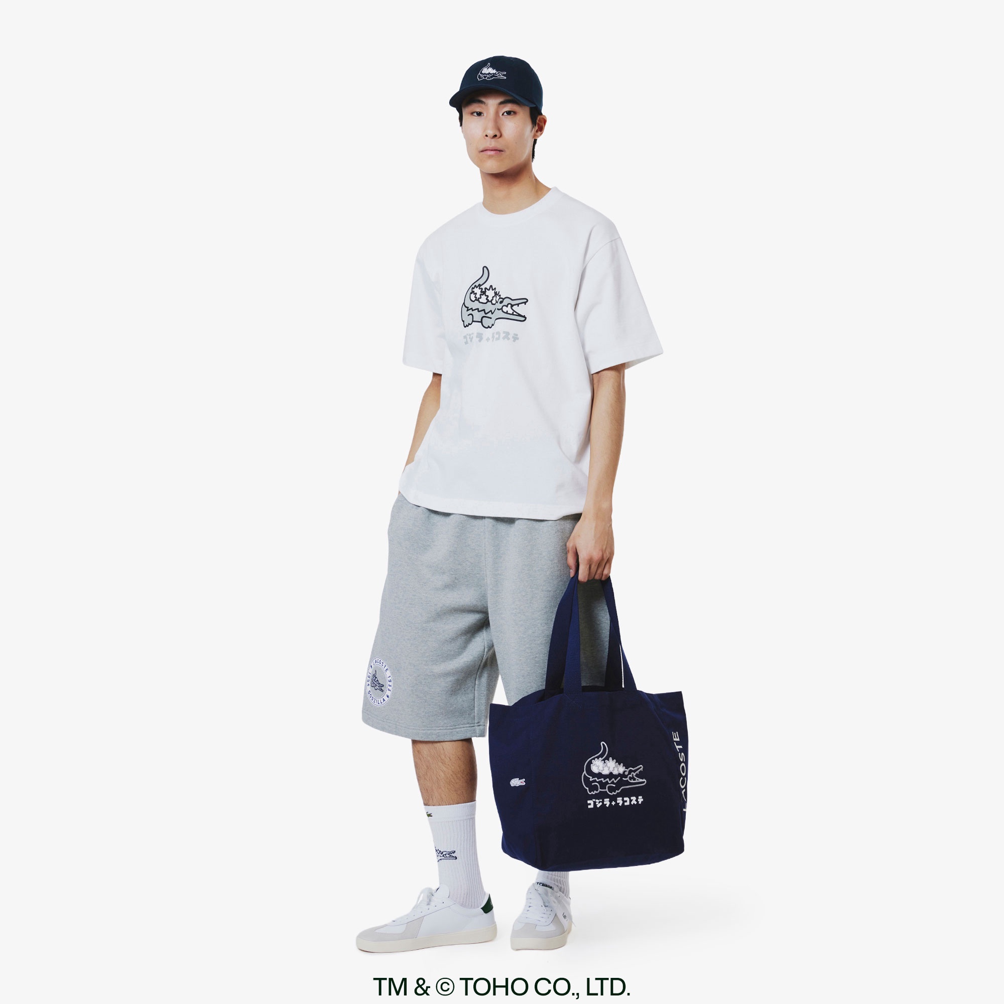 『LACOSTE＋GODZILLA 2.0』 ゴジラ＋ラコステ スウェットショーツ