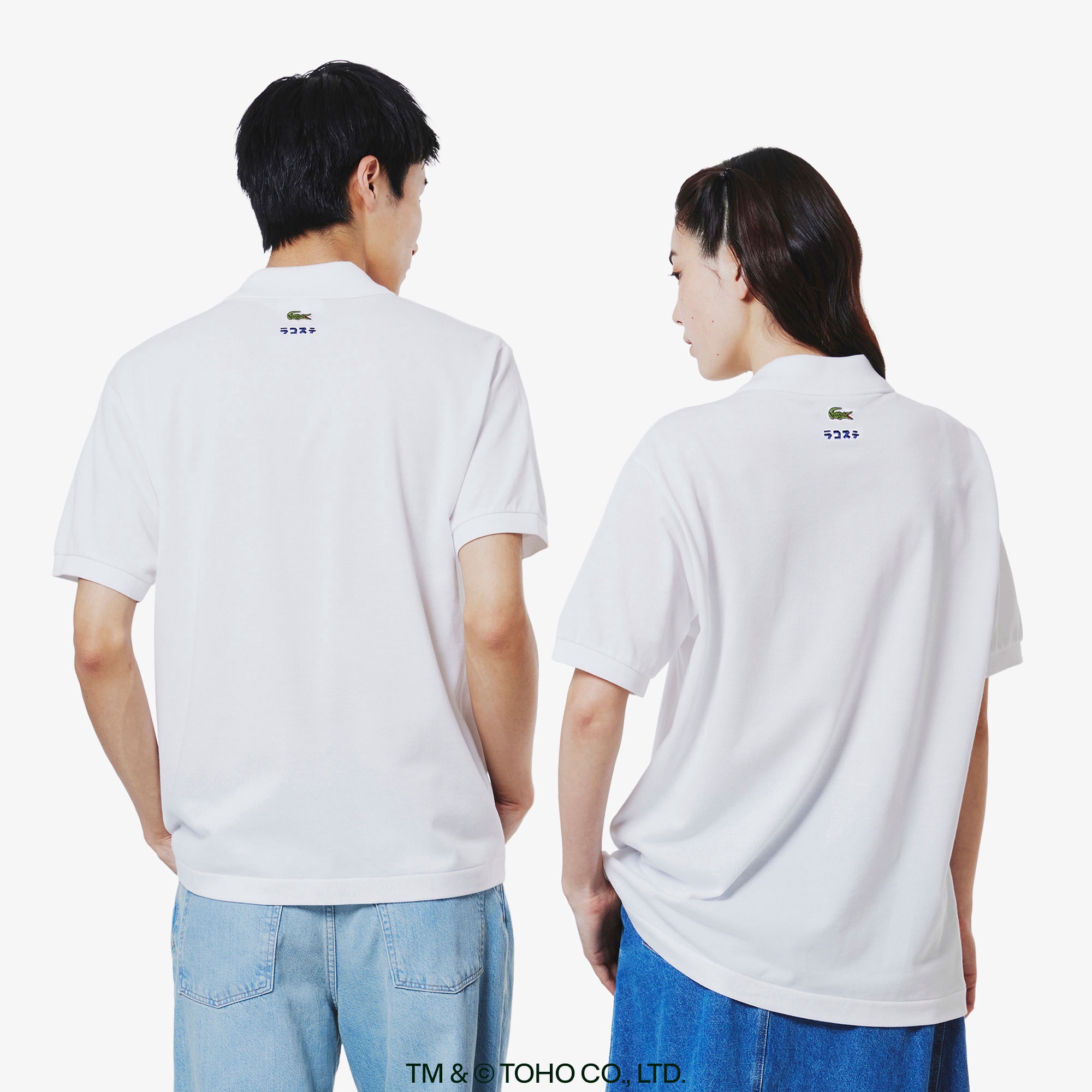 『LACOSTE＋GODZILLA 2.0』 ゴジラヘッド ポロシャツ