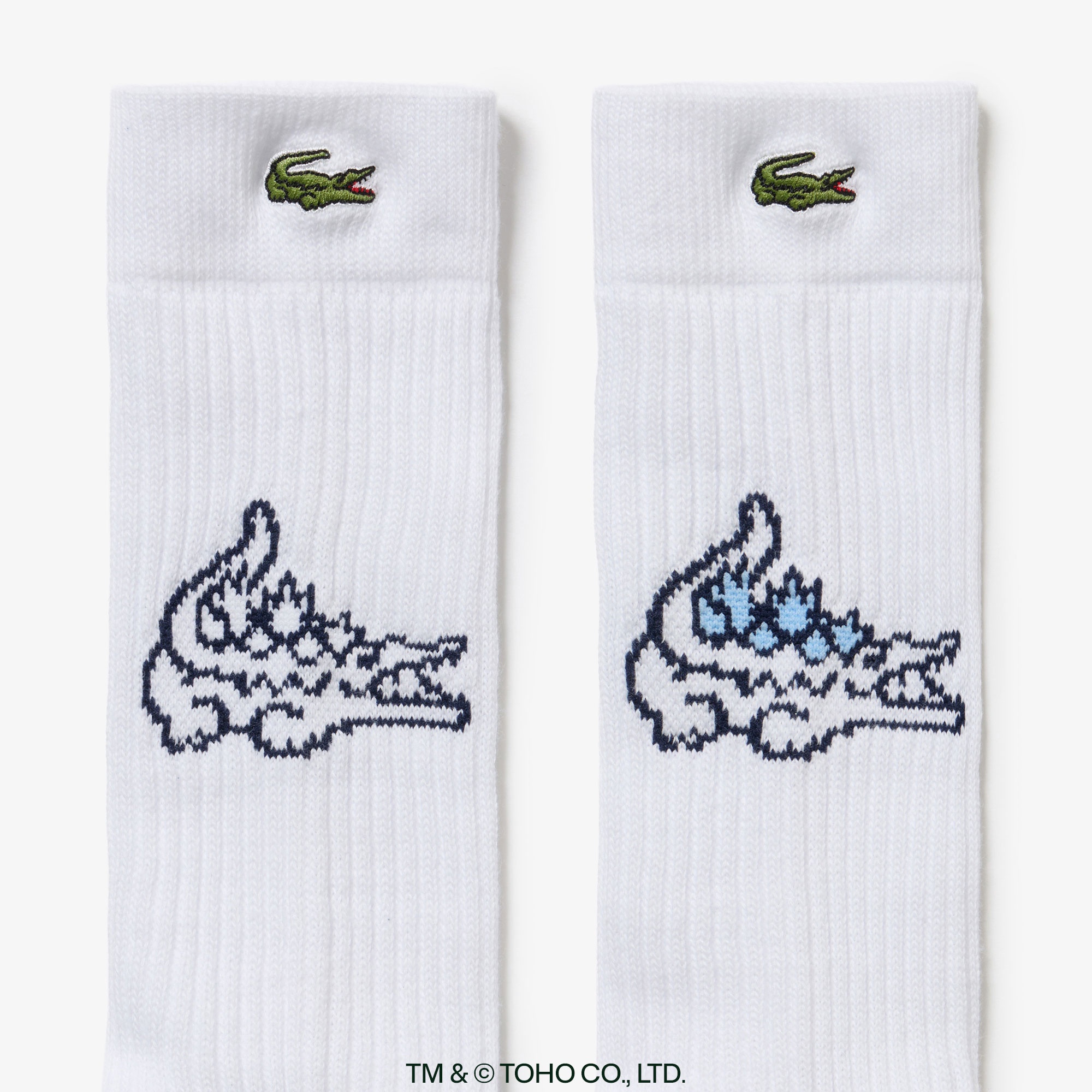 ゴジラ+LACOSTEラコステ 靴下+バンダナ+ギフトセット LACOSTE＋GODZILLA 2.0』 ゴジラ＋ラコステ ソックス RA1GZJ