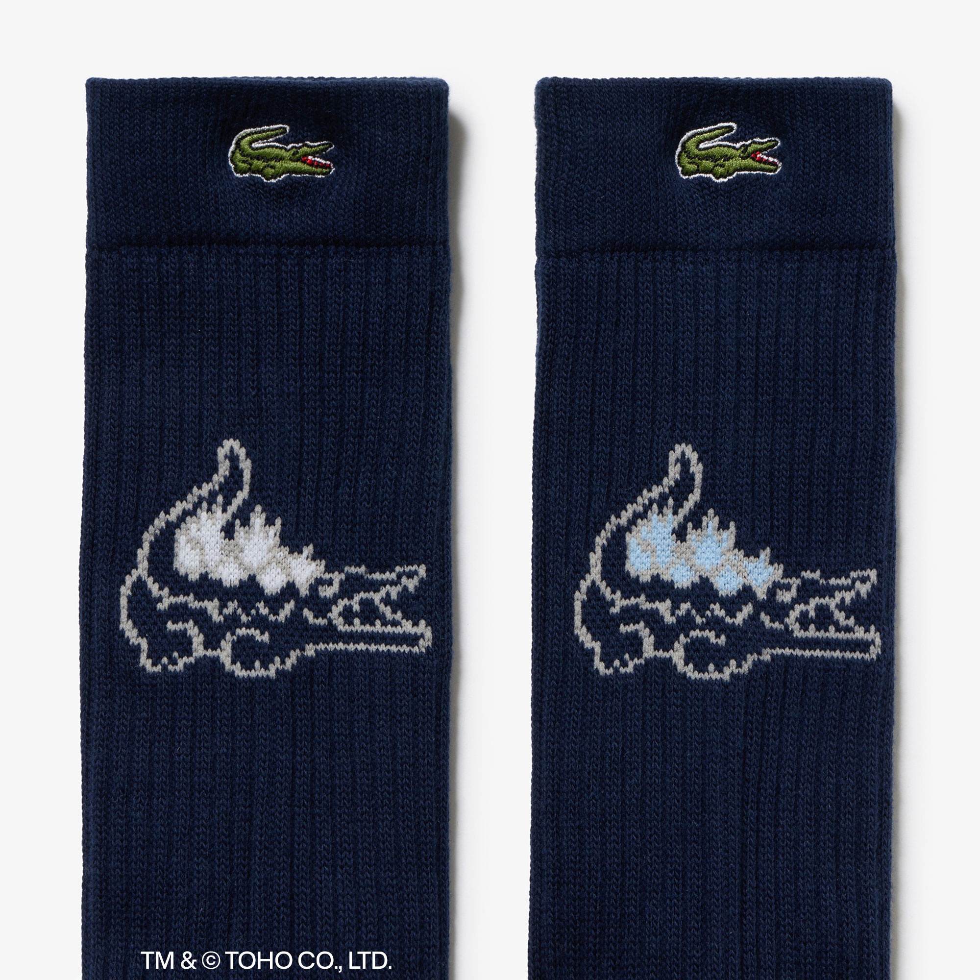 LACOSTE＋GODZILLA 2.0』 ゴジラ＋ラコステ ソックス RA1GZJ