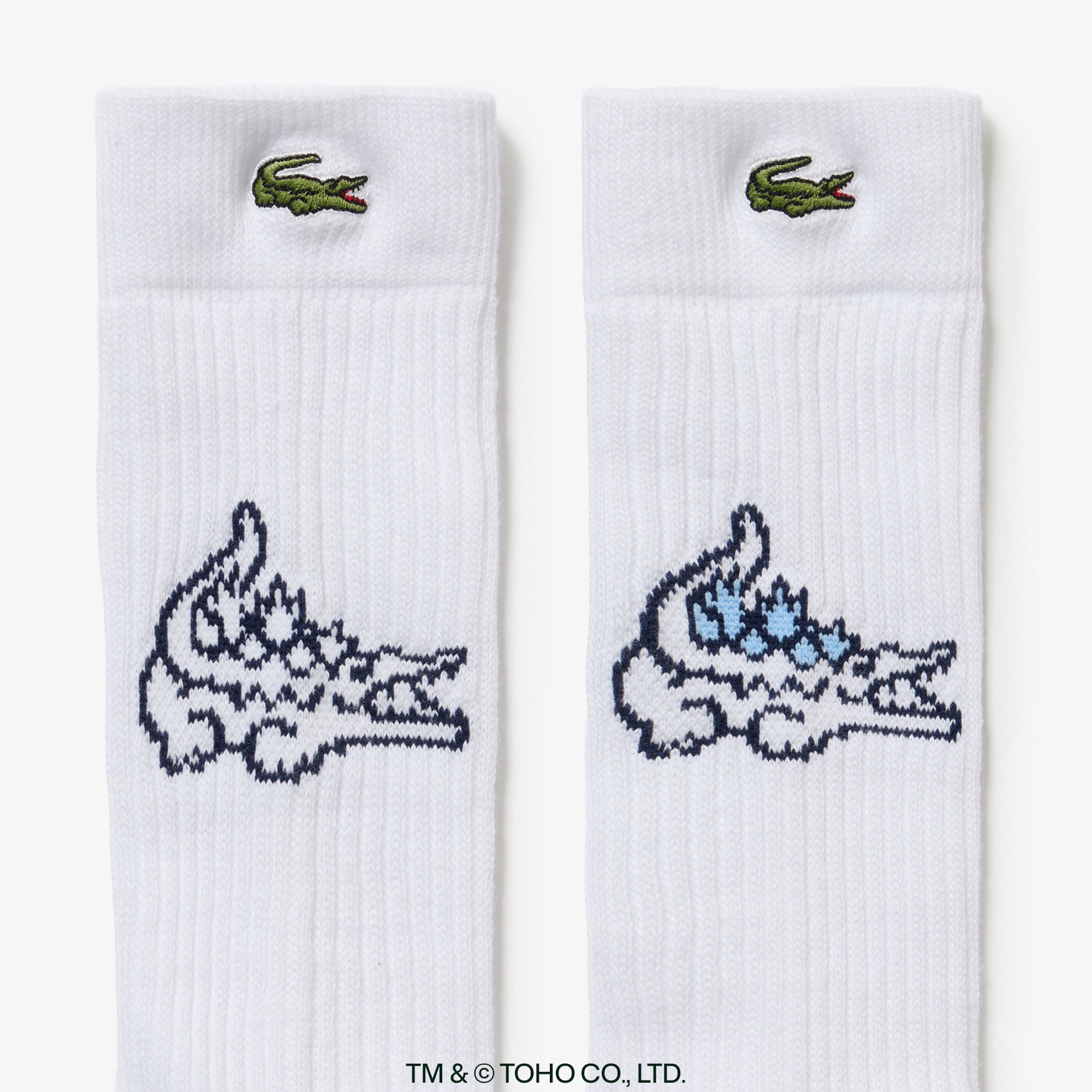 LACOSTE＋GODZILLA 2.0』 ゴジラ＋ラコステ ソックス RAW2GZJ