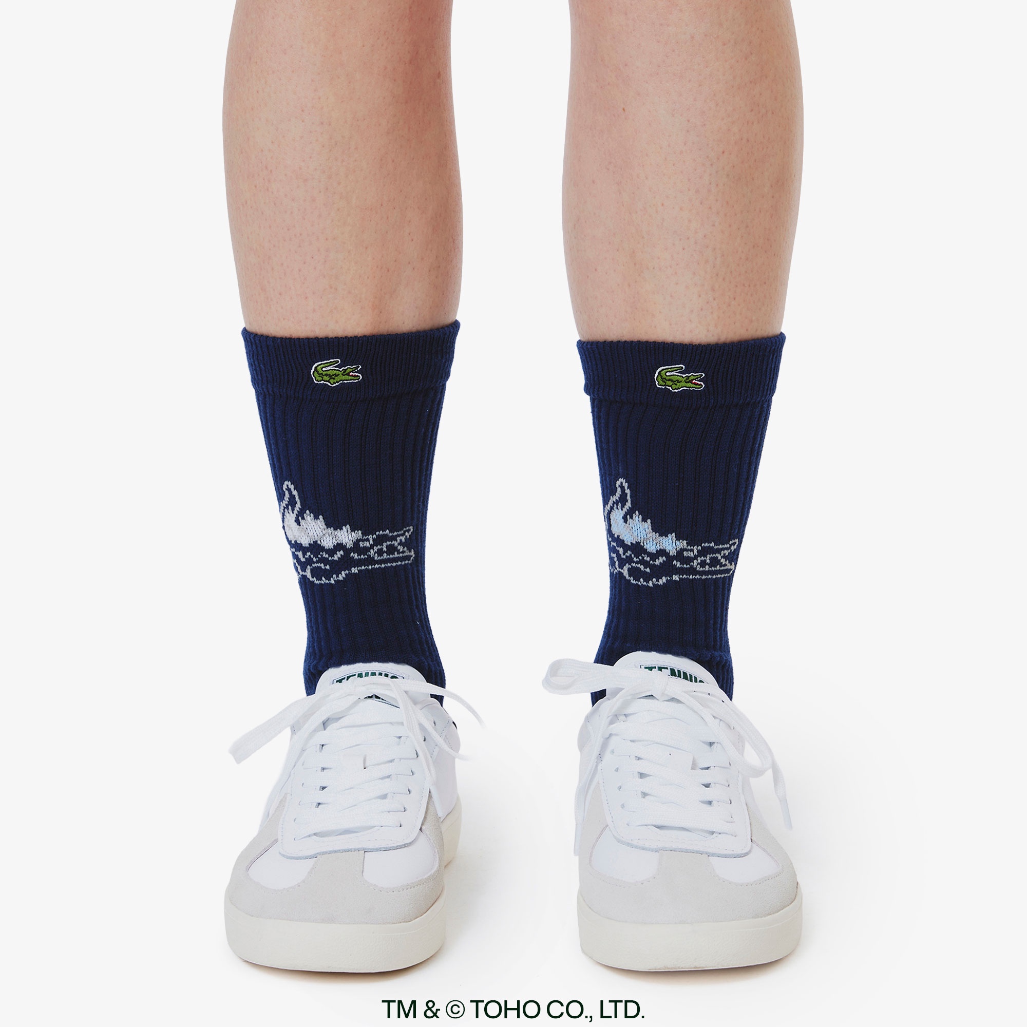 LACOSTE＋GODZILLA 2.0』 ゴジラ＋ラコステ ソックス RAW2GZJ