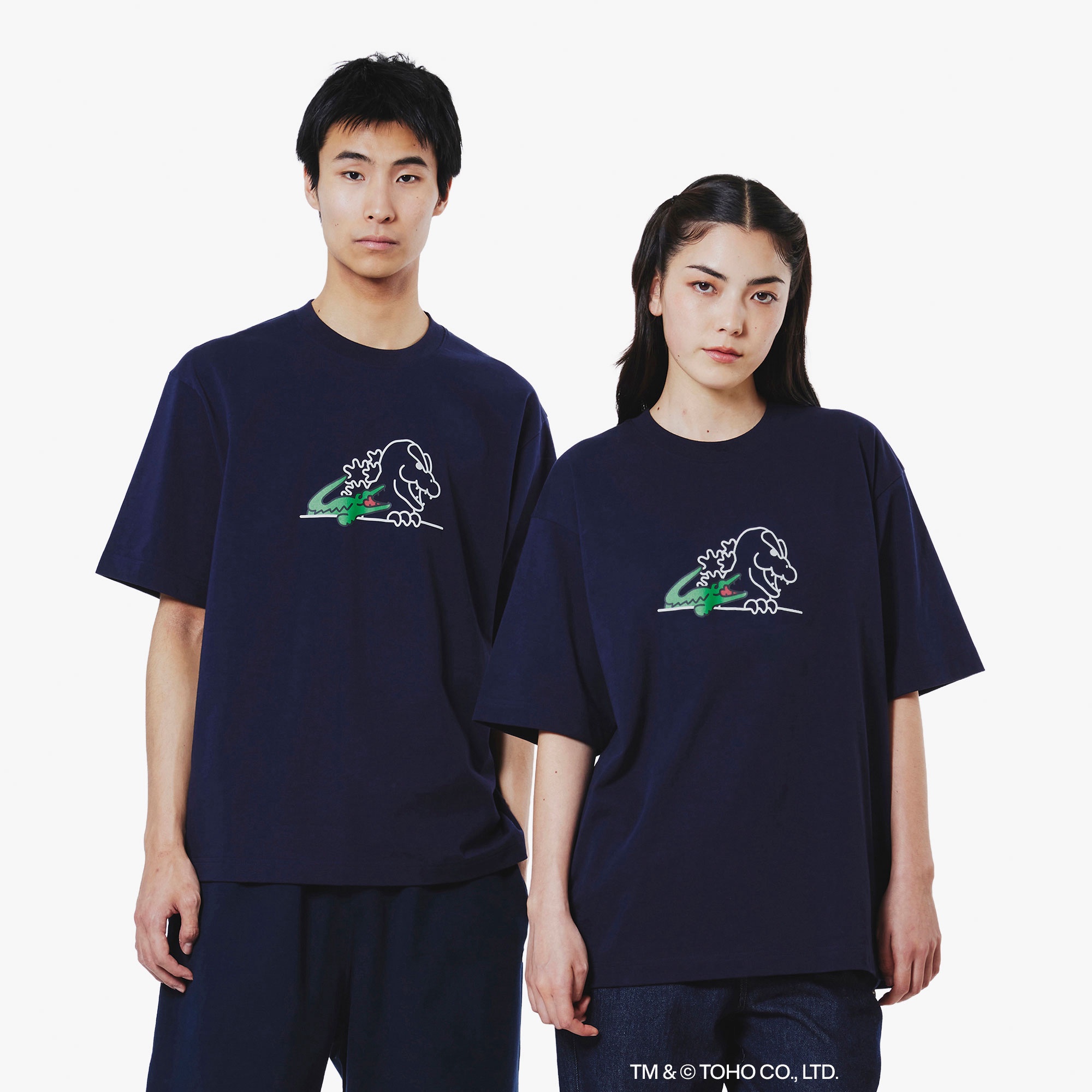 『LACOSTE＋GODZILLA 2.0』 ゴジラヘッド Tシャツ