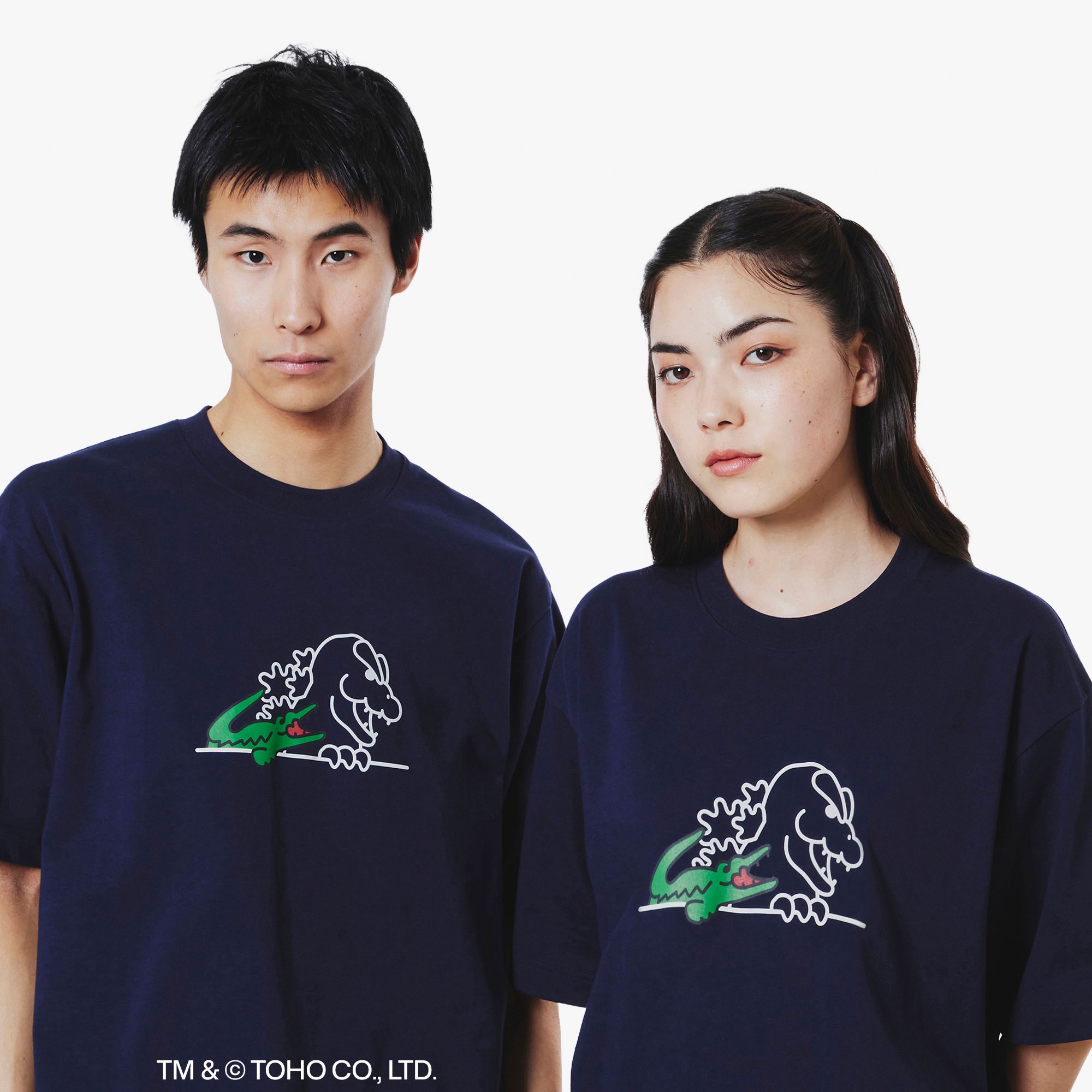 『LACOSTE＋GODZILLA 2.0』 ゴジラヘッド Tシャツ