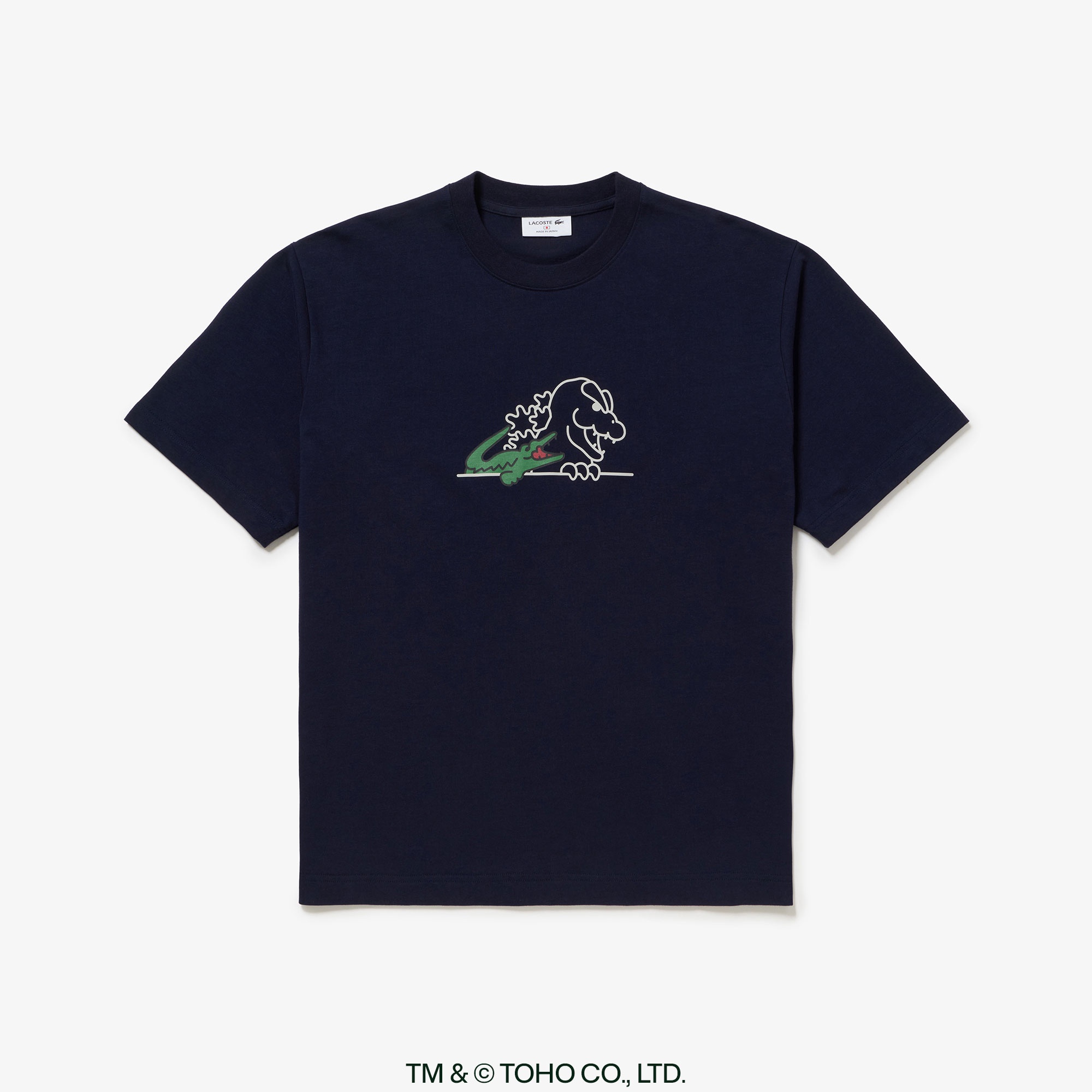 『LACOSTE＋GODZILLA 2.0』 ゴジラヘッド Tシャツ