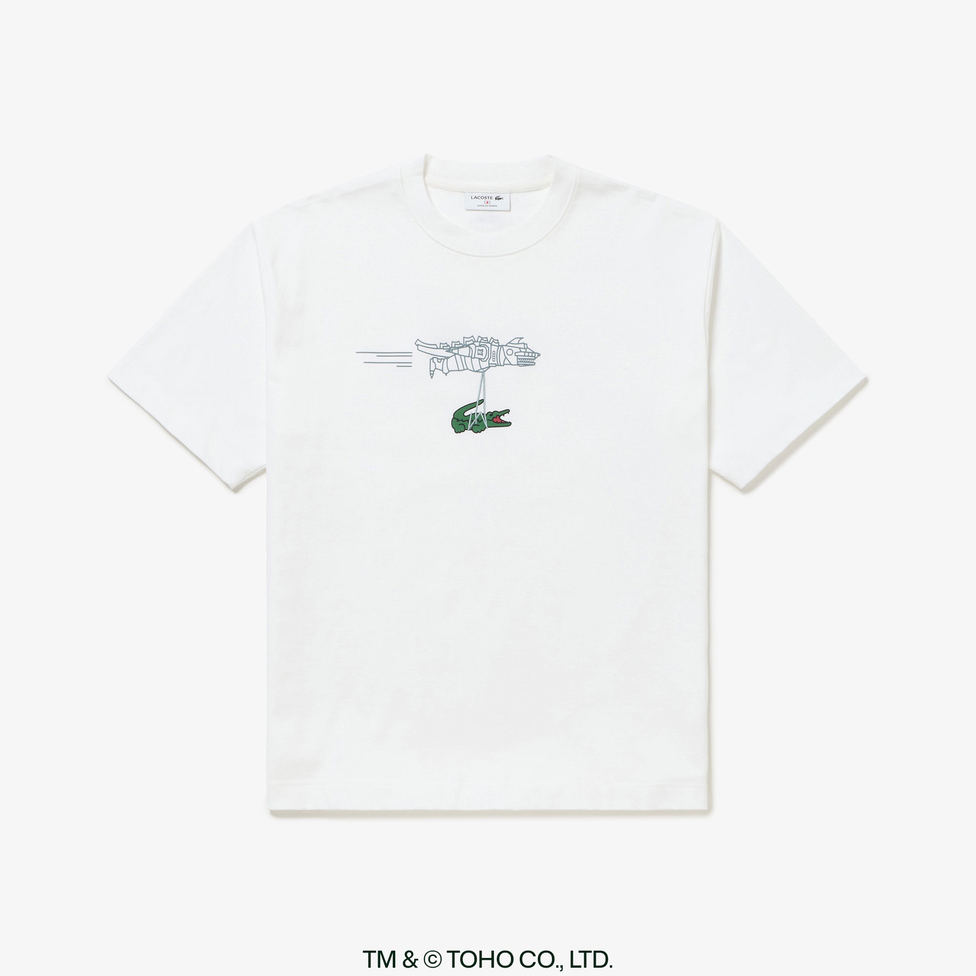 『LACOSTE＋GODZILLA 2.0』 メカゴジラ Tシャツ