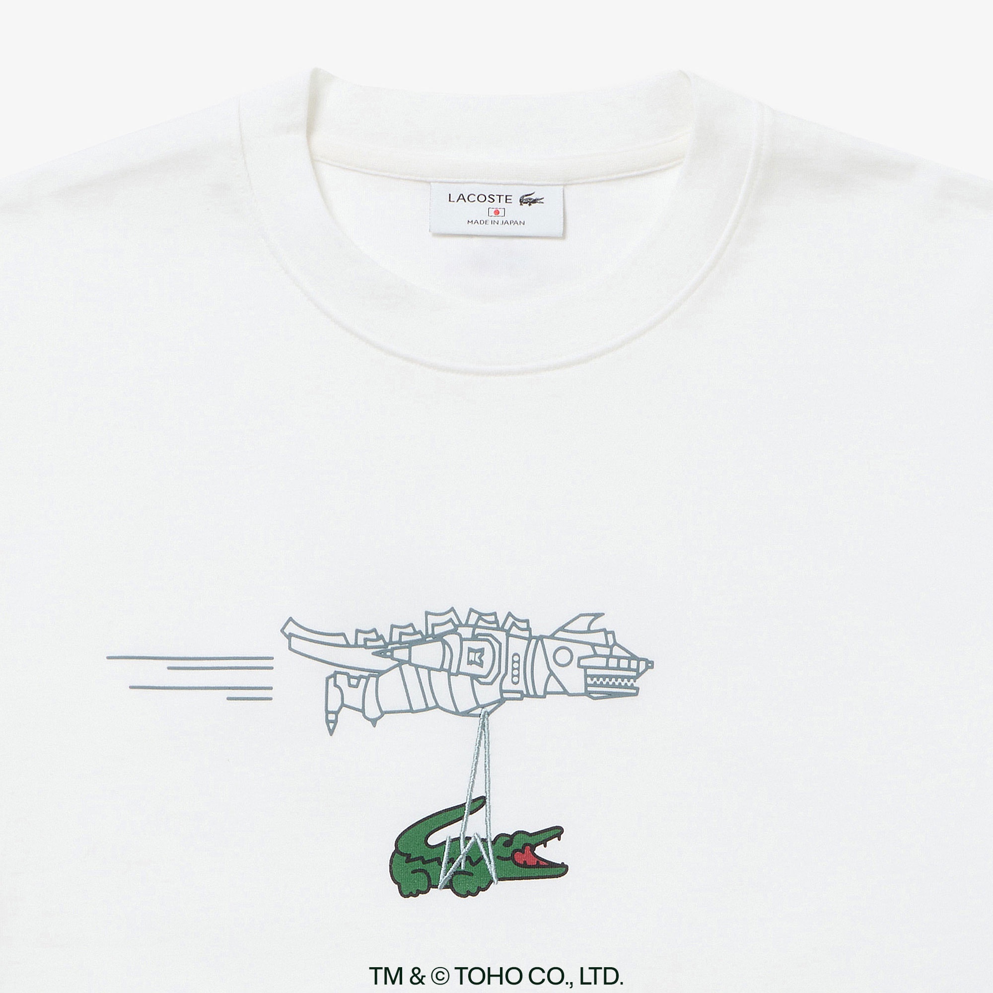 『LACOSTE＋GODZILLA 2.0』 メカゴジラ Tシャツ
