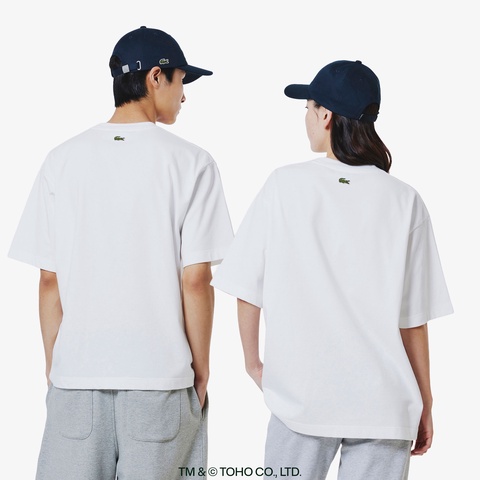 メカゴジラTシャツ　ホワイト ラコステ　ゴジラ 4 Lサイズ LACOSTE＋GODZILLA 2.0』 ゴジラ＋ラコステTシャツ TH04GZJ - ラコステ