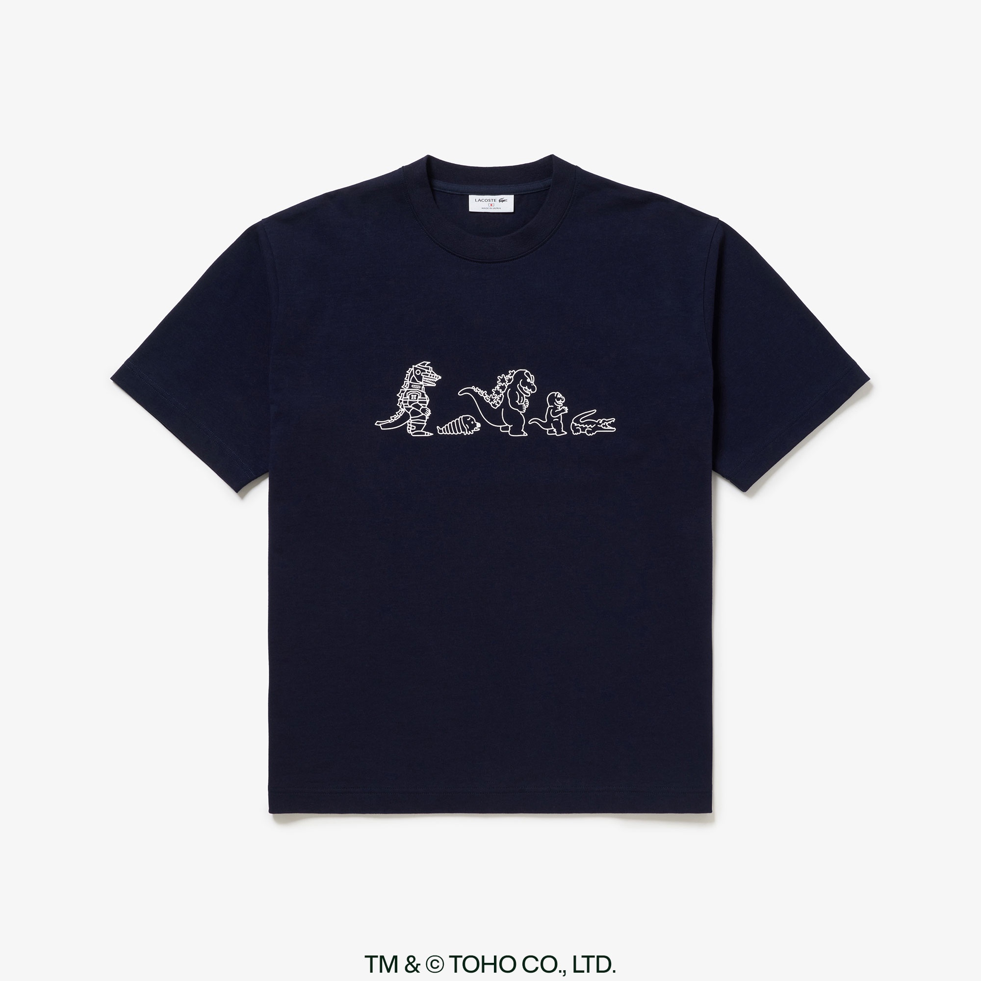『LACOSTE＋GODZILLA 2.0』 チームゴジラ Tシャツ