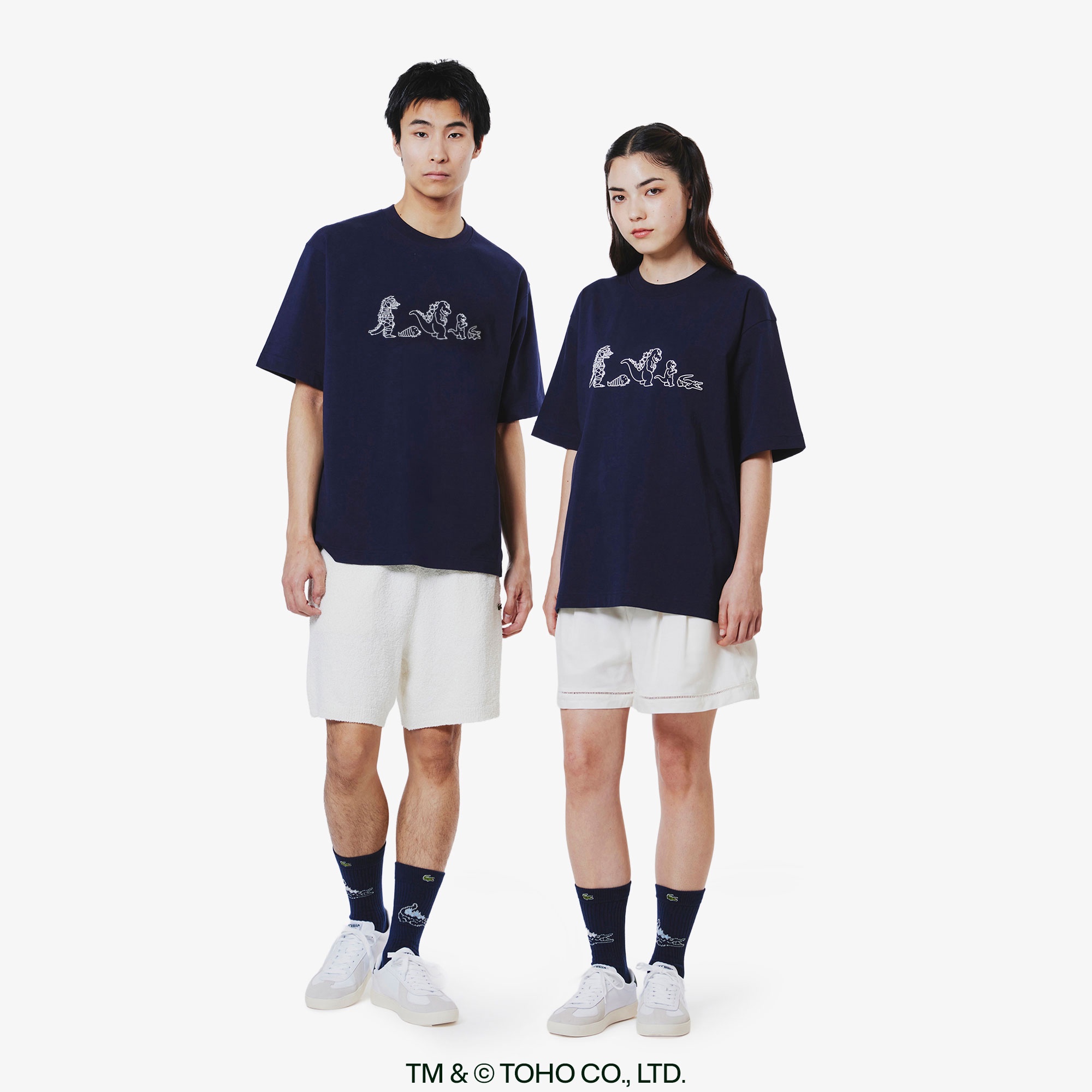 『LACOSTE＋GODZILLA 2.0』 チームゴジラ Tシャツ