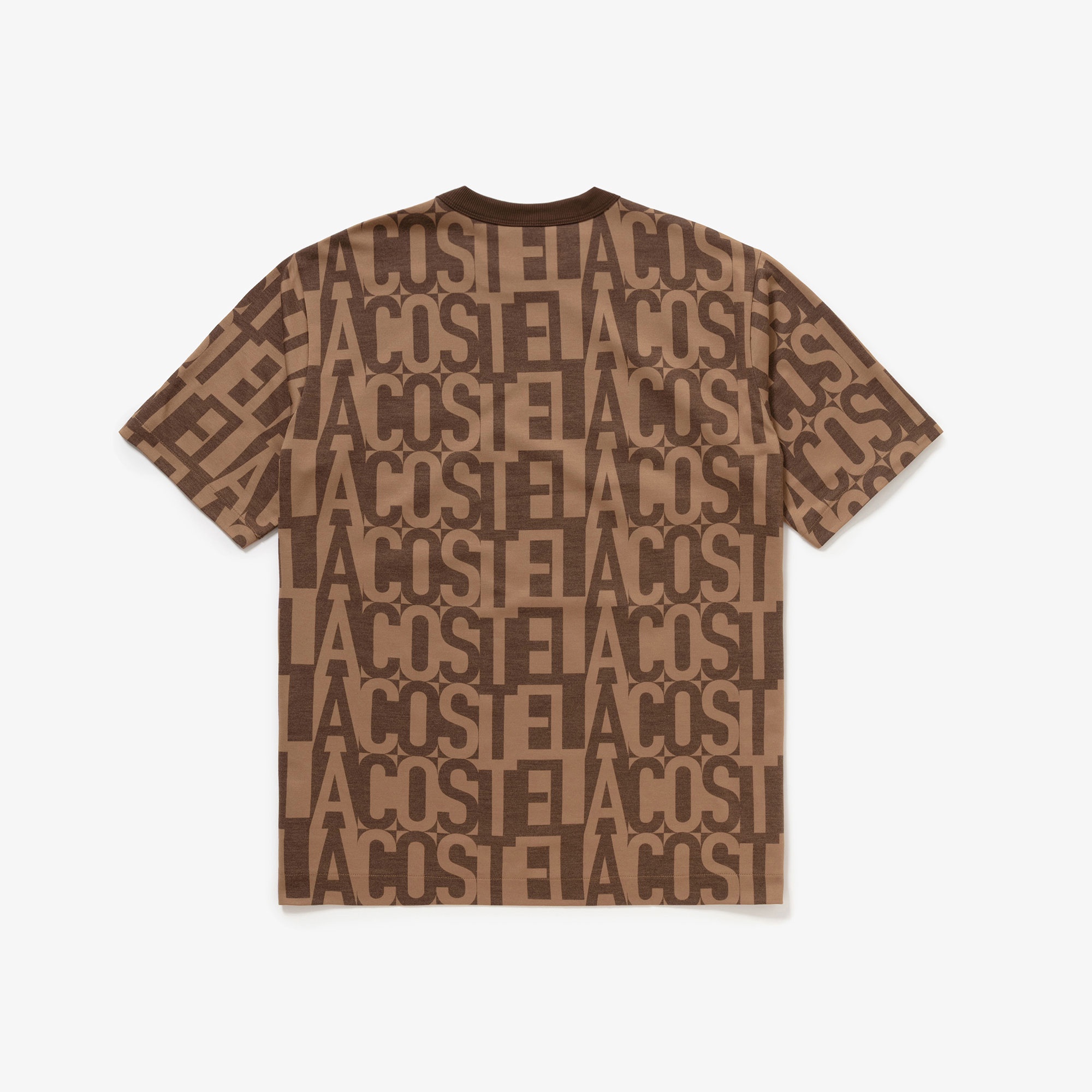 クールマックスブランドネームロゴ総柄Tシャツ