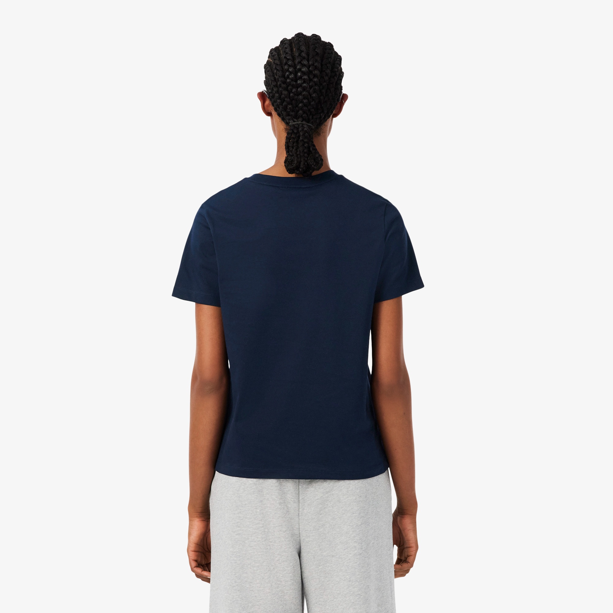 スクリプトロゴネームパッチエッセンシャルTシャツ