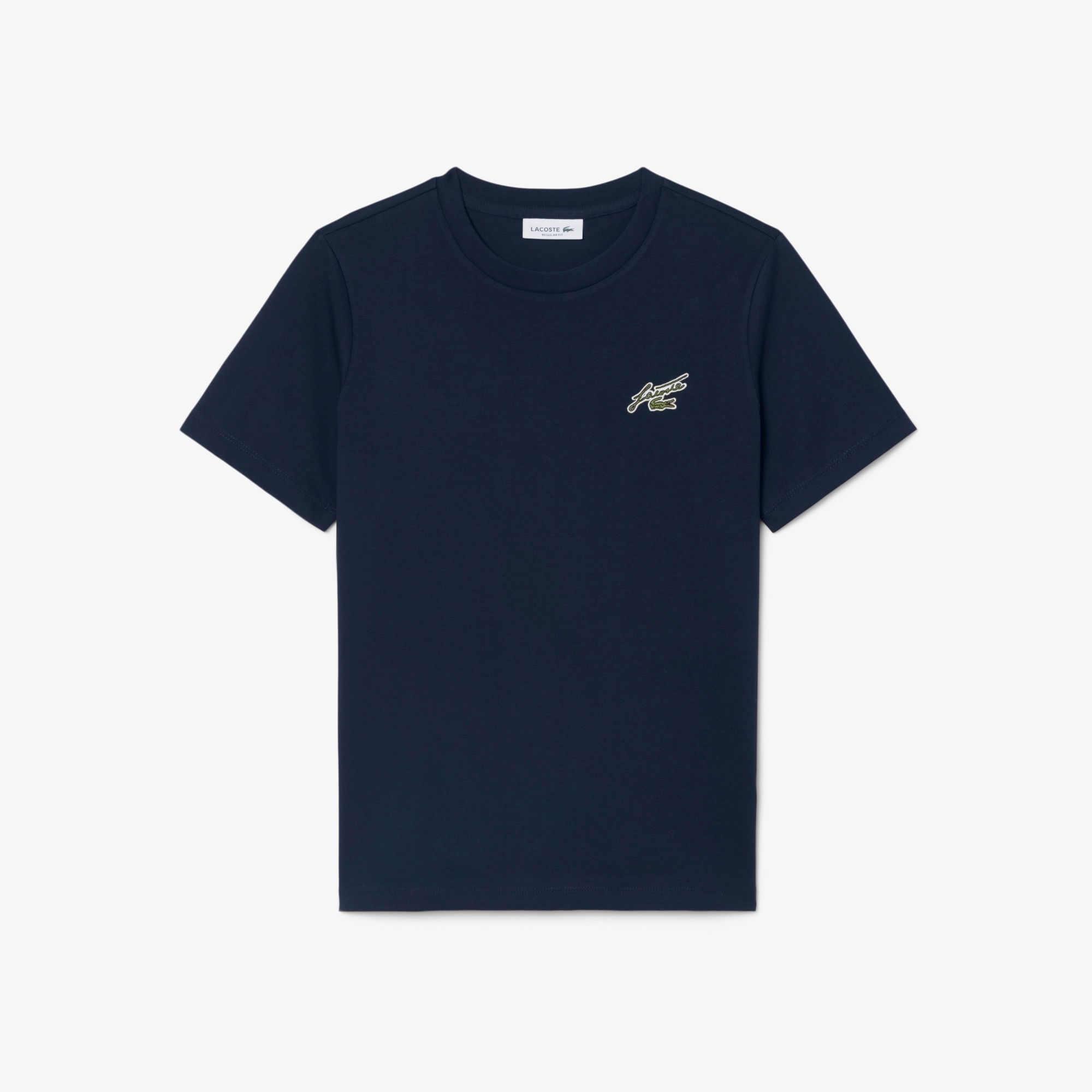 スクリプトロゴネームパッチエッセンシャルTシャツ