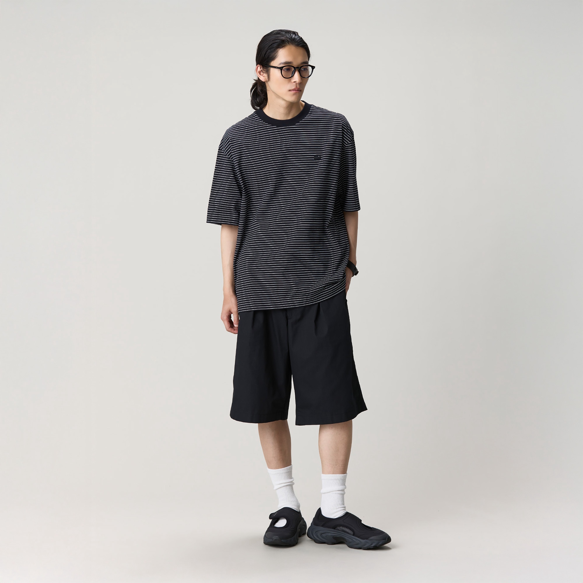 【オンライン限定】リラックスフィットボーダーTシャツ